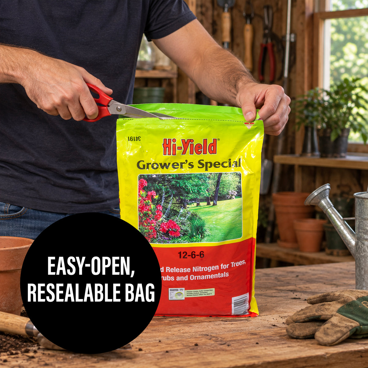 Hi-Yield Grower's Special 12-6-6 Controlled-Release Nitrogen Fertilizer