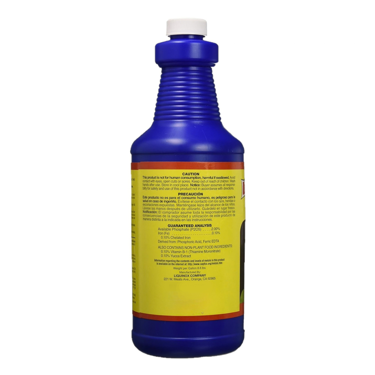 Liquinox Start 0-2-0 Vitamin B-1 Transplant Solution and Root Stimulant