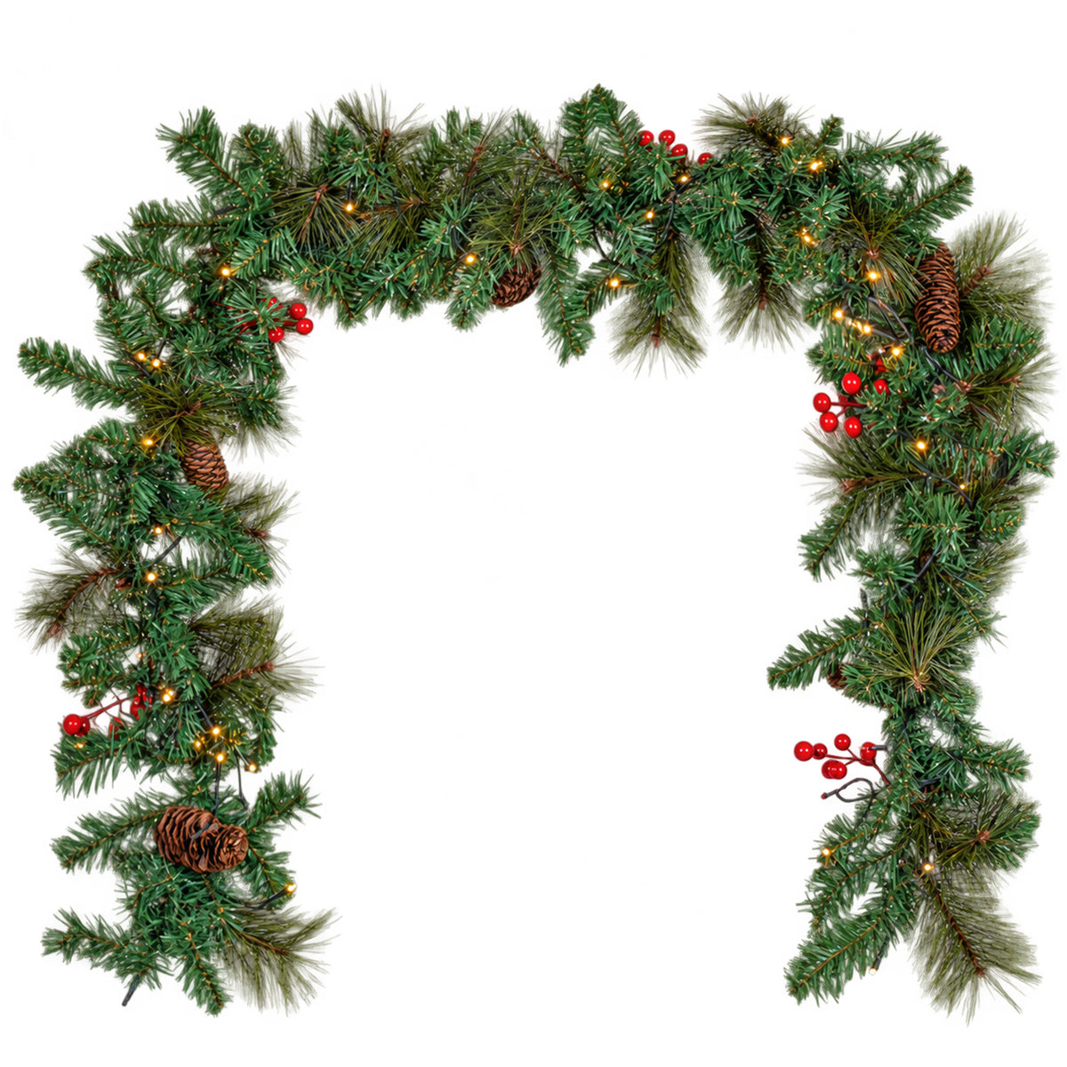 Garden Elements Indoor Outdoor Christmas Lighted Decoration Kit (Set of 4)