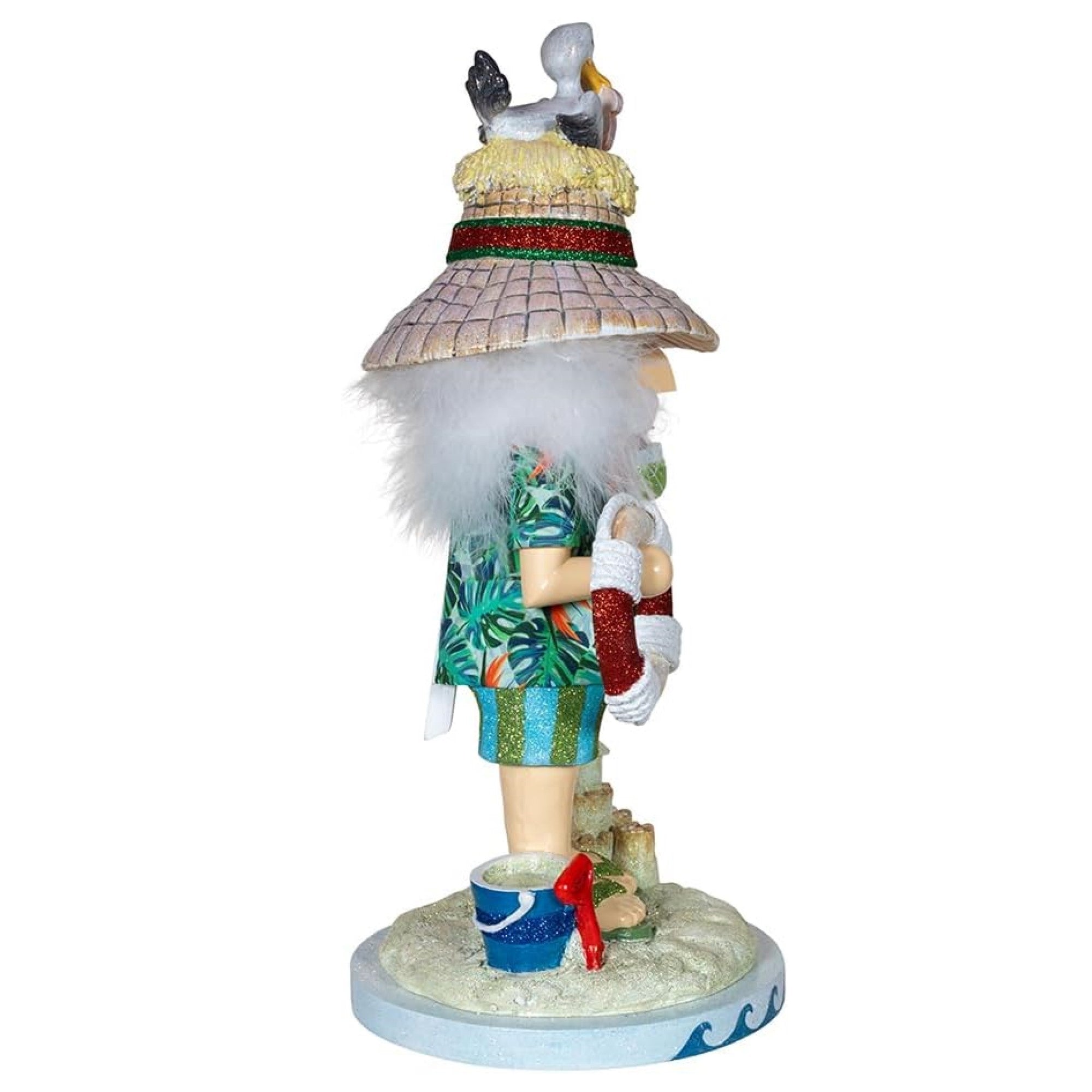 Kurt Adler Wooden Hollywood Nutcracker Collection, Beach, 15in