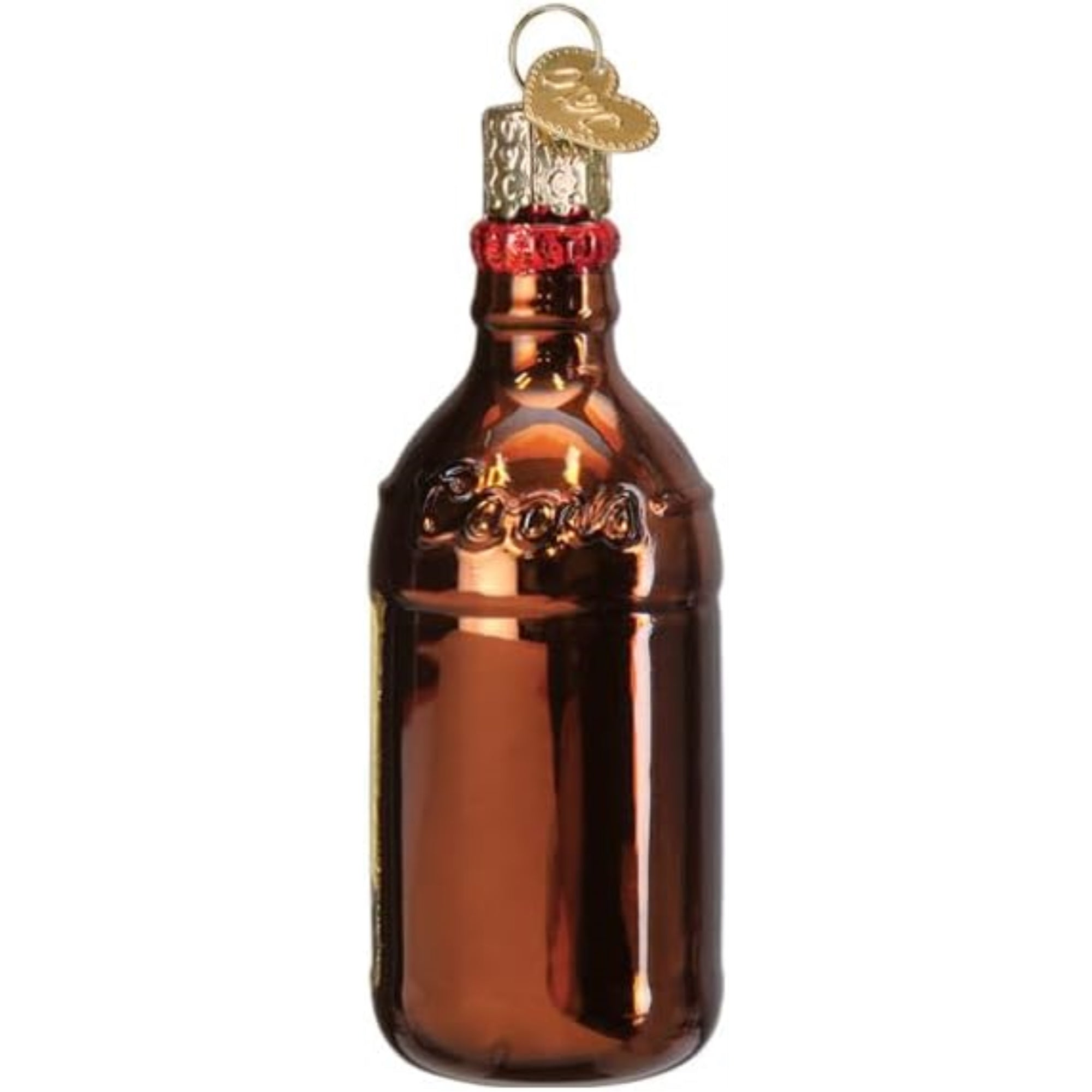 Old World Christmas Blown Glass Ornament for Christmas Tree, Coors Banquet Bottle (with OWC Gift Box)
