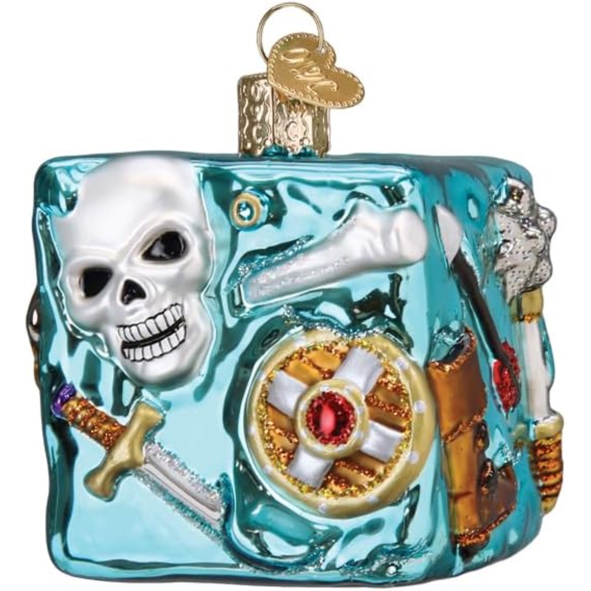 Old World Christmas Blown Glass Ornament for Christmas Tree, D & D Gelatinous Cube (with OWC Gift Box)