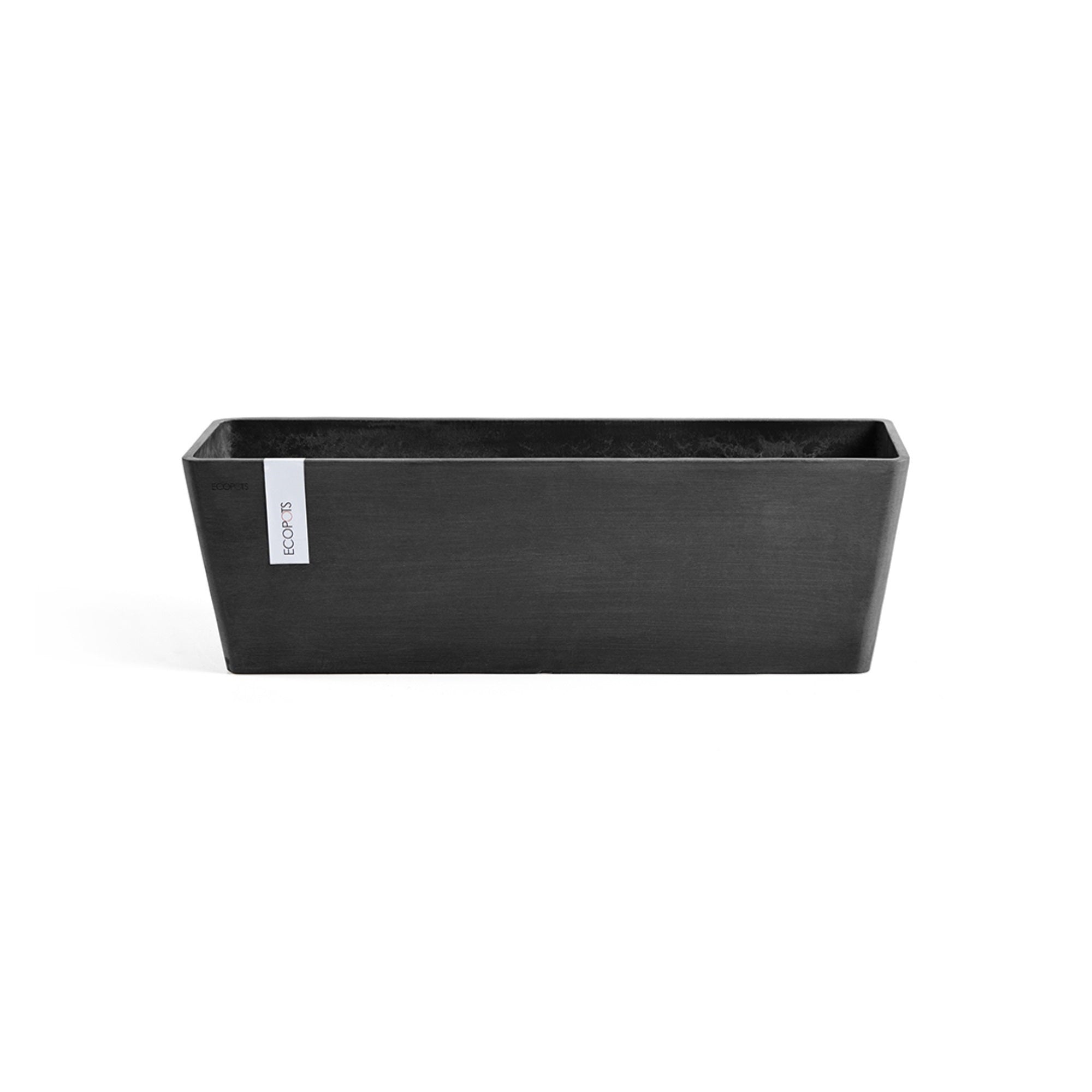 Ecopots Bruges Indoor/Outdoor Modern Plastic Rectangular Flower Planter