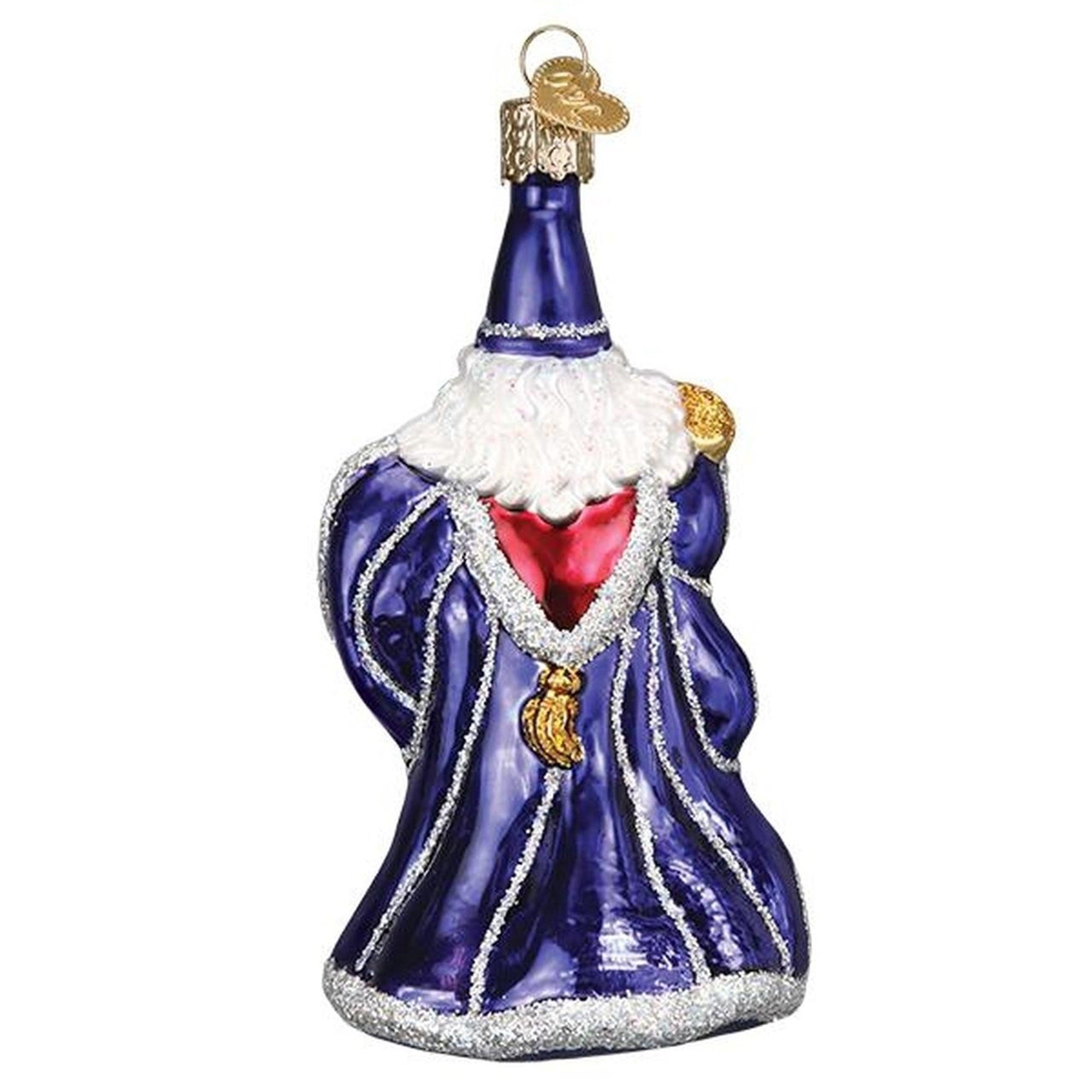 Old World Christmas Blown Glass Ornament for Christmas Tree, Wizard