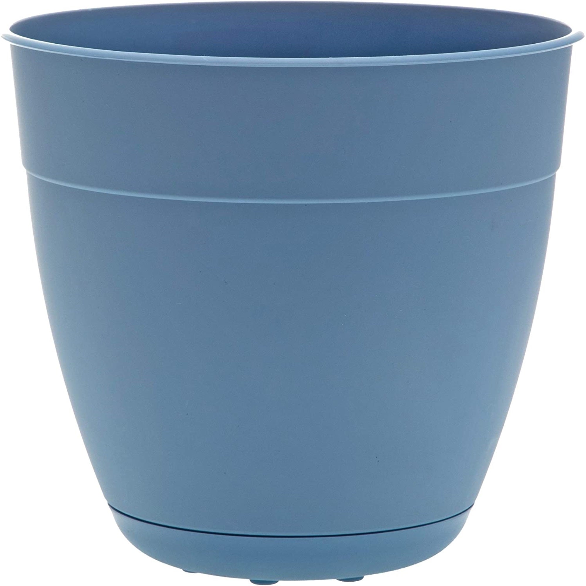 Bloem Dayton Recycled Ocean Plastic Planter With Attached Saucer