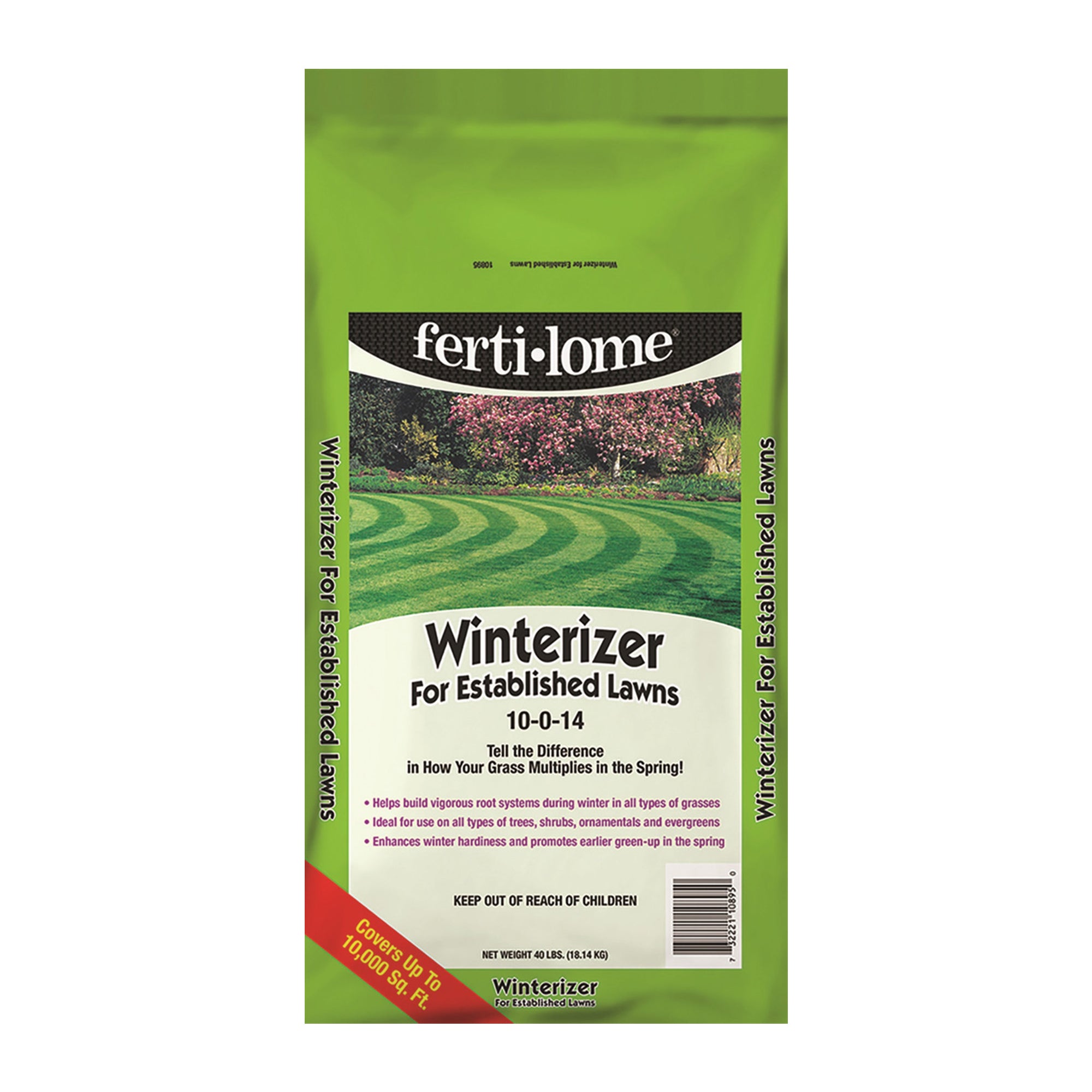 Fertilome Winterizer Fertilizer for Established Lawns 10-0-14