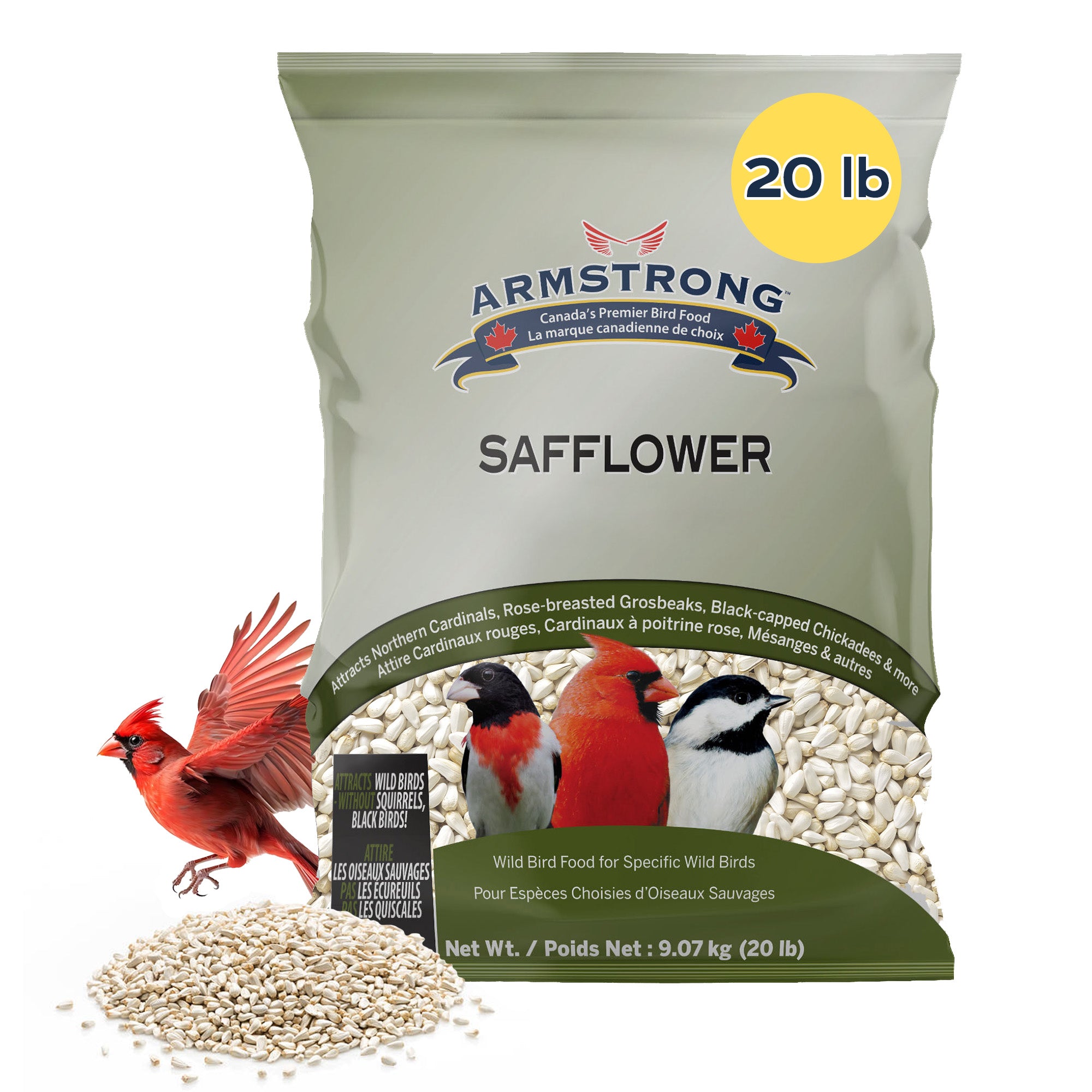 Armstrong Wild Bird Food Safflower Bird Seed