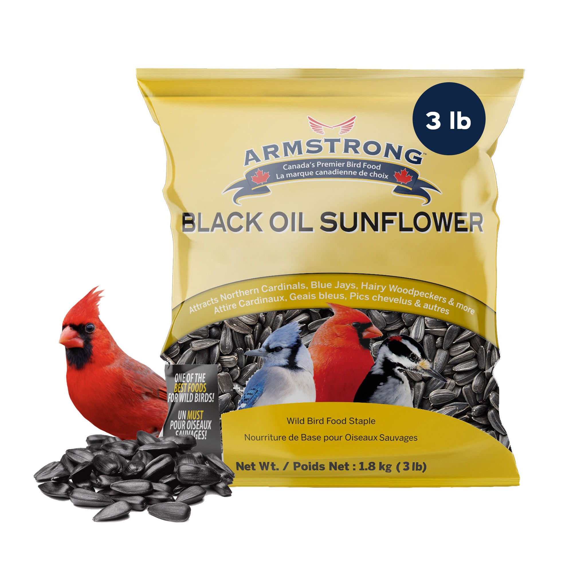 Armstrong Wild Bird Food Black Oil Sunflower Seed