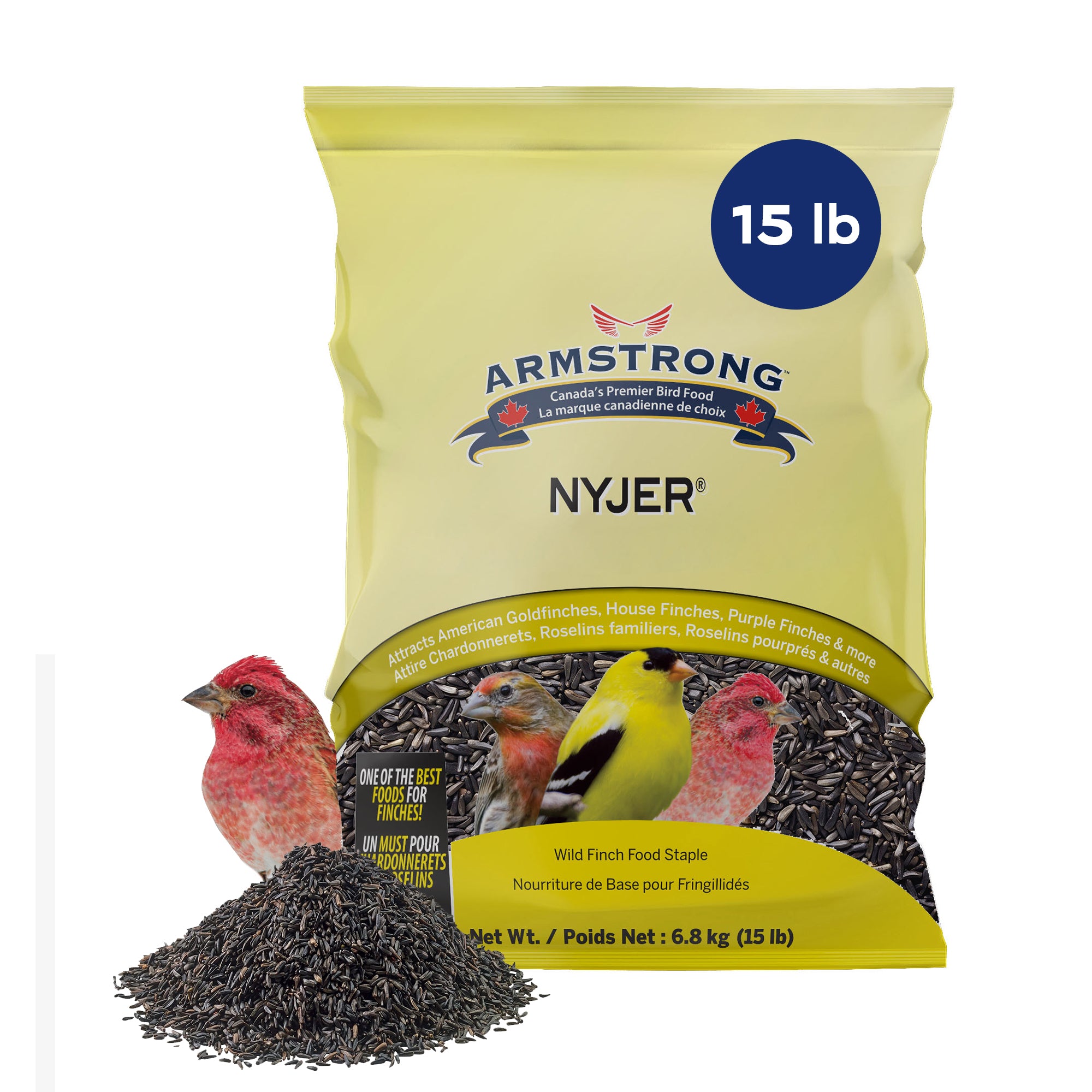 Armstrong Wild Bird Food Nyjer Bird Seed for Finches