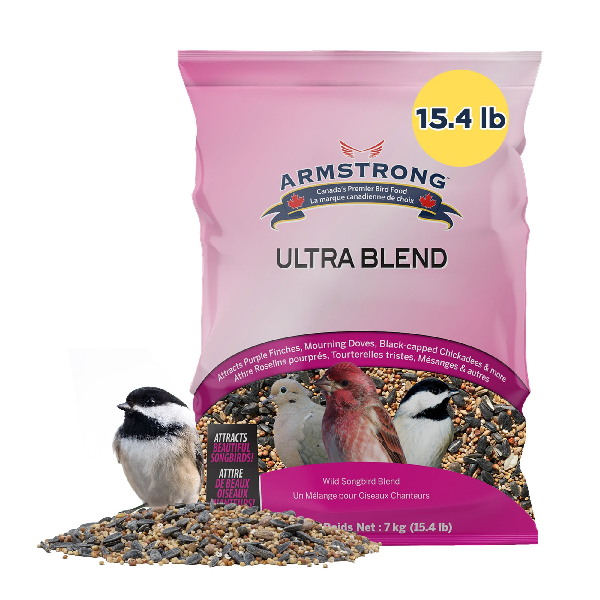 Armstrong Wild Bird Food Ultra Bird Seed Blend for Wild Songbirds