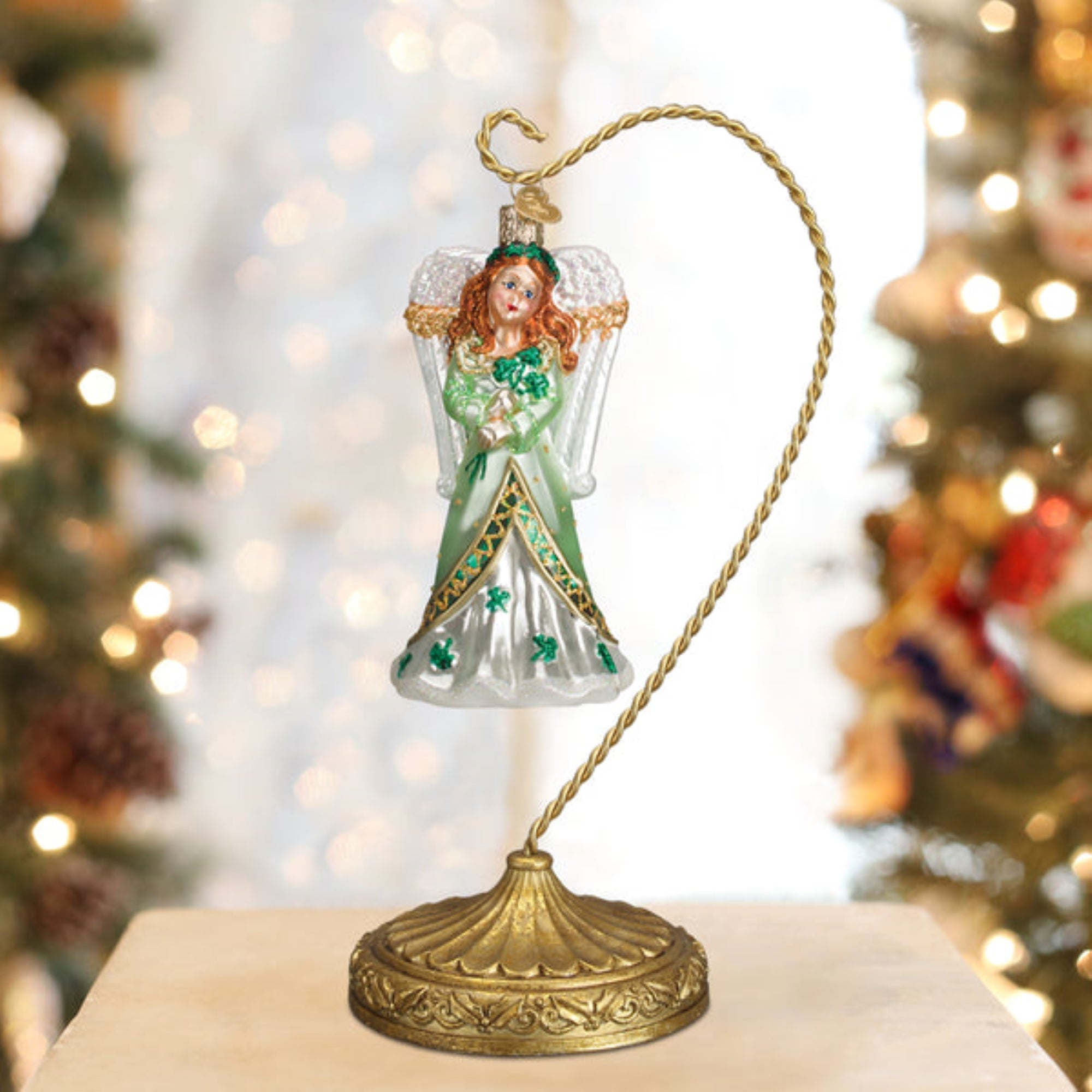 Old World Christmas Pedestal Single Ornament Stand