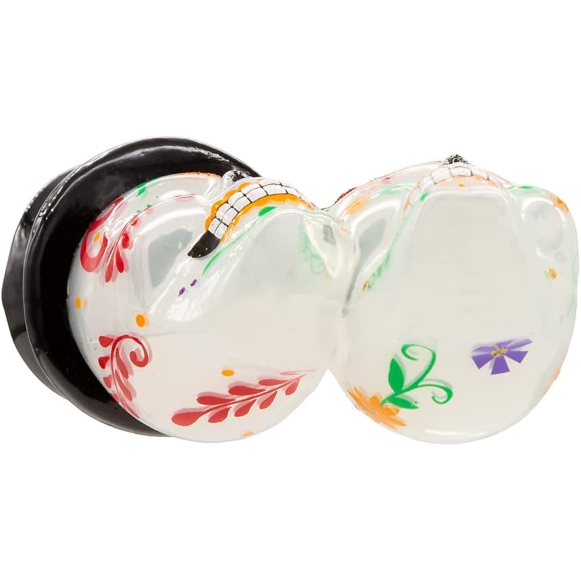 Kurt Adler Nobel Gems Collection Glass Christmas Ornament, Day of The Dead Couple