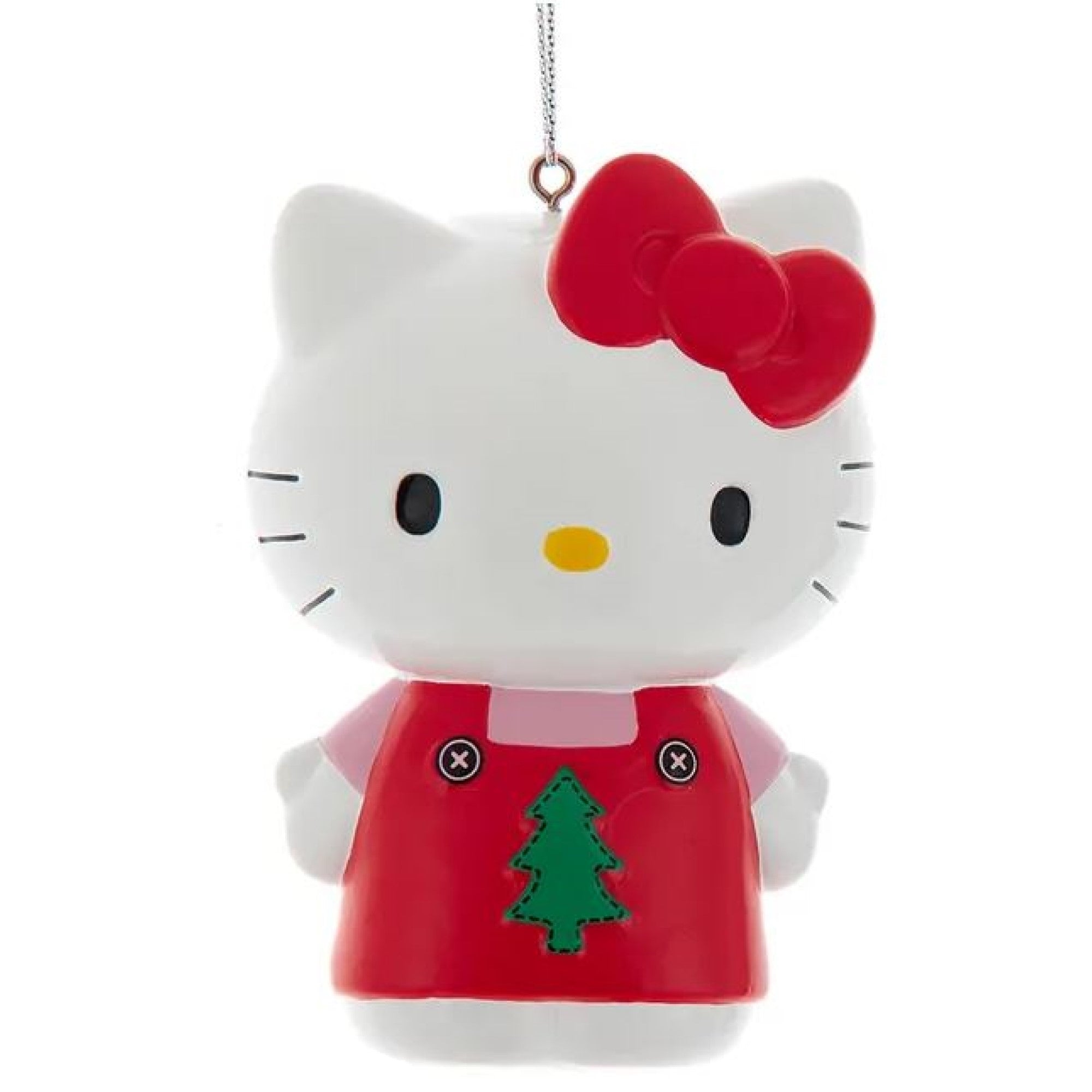 Kurt Adler Plastic Christmas Ornament, Hello Kitty, 3.5in