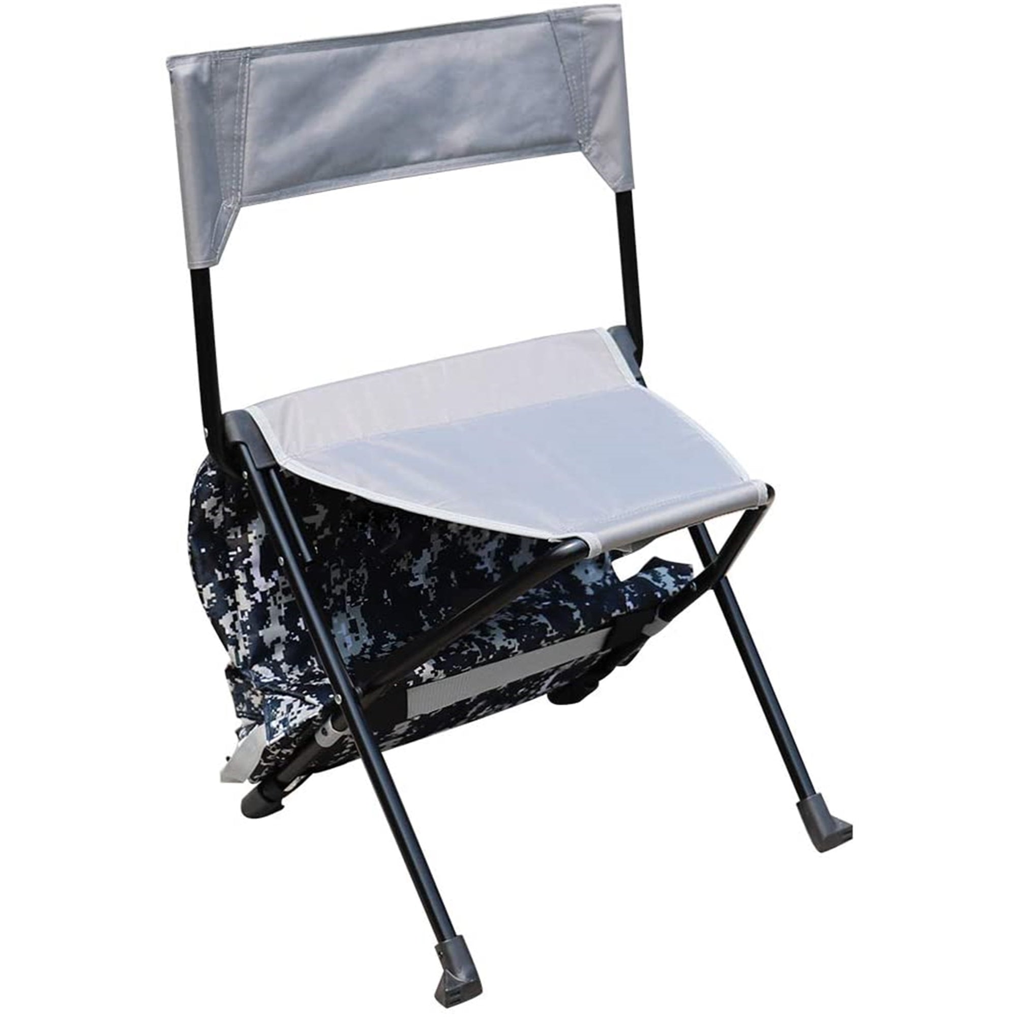 Zenree Folding Backpack Camping Chairs with Cooler Bag and Backrest