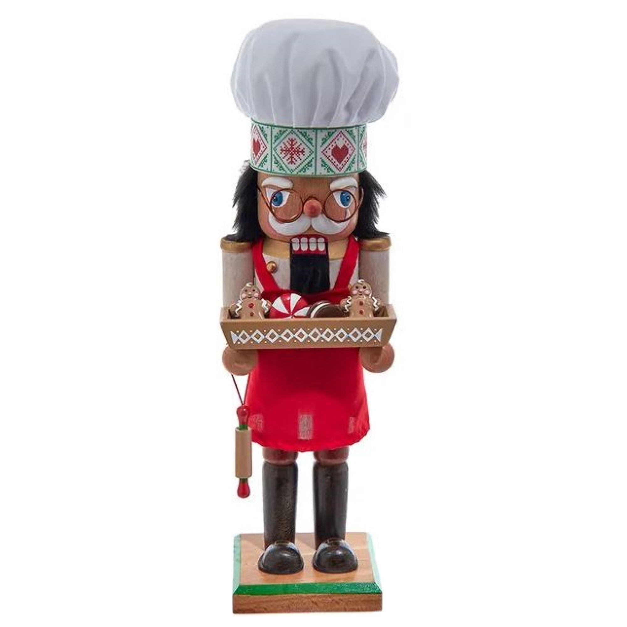 Kurt Adler Wooden Nutcracker Collection, Chef, 15in