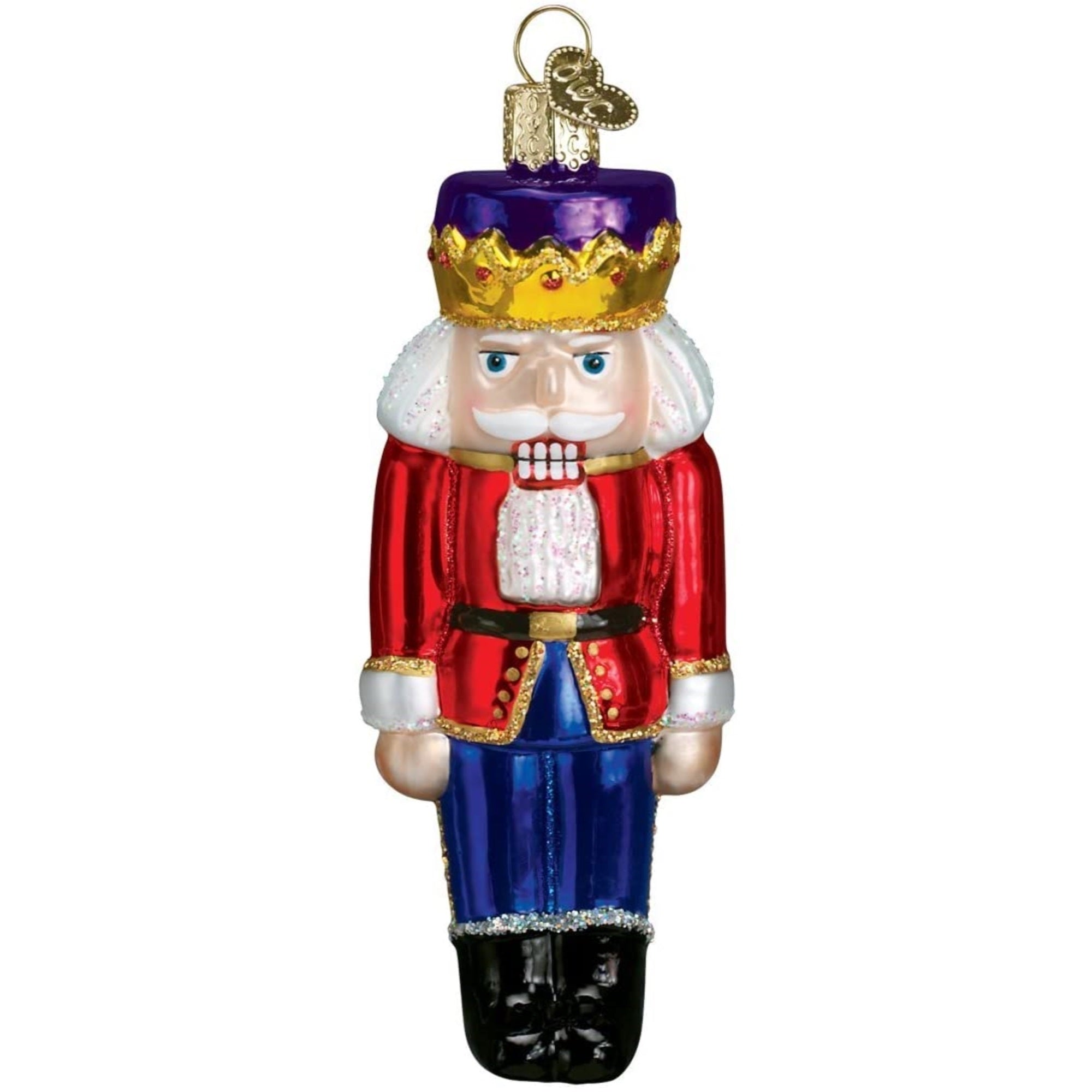 Old World Christmas Blown Glass Ornament for Christmas Tree, Nutcracker Prince