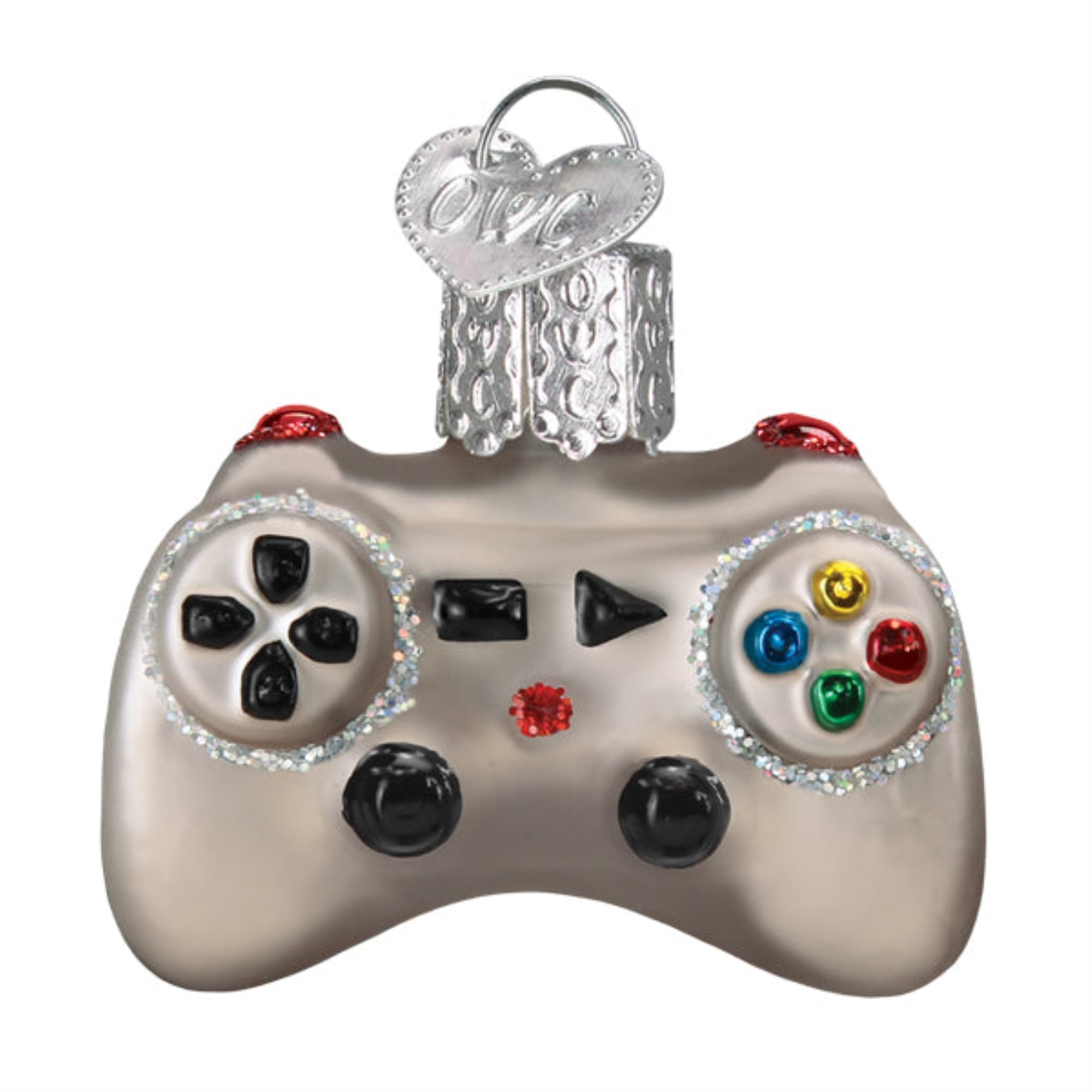 Old World Christmas Blown Glass Ornament for Christmas Tree, Mini Video Game Controller (with OWC Gift Box)