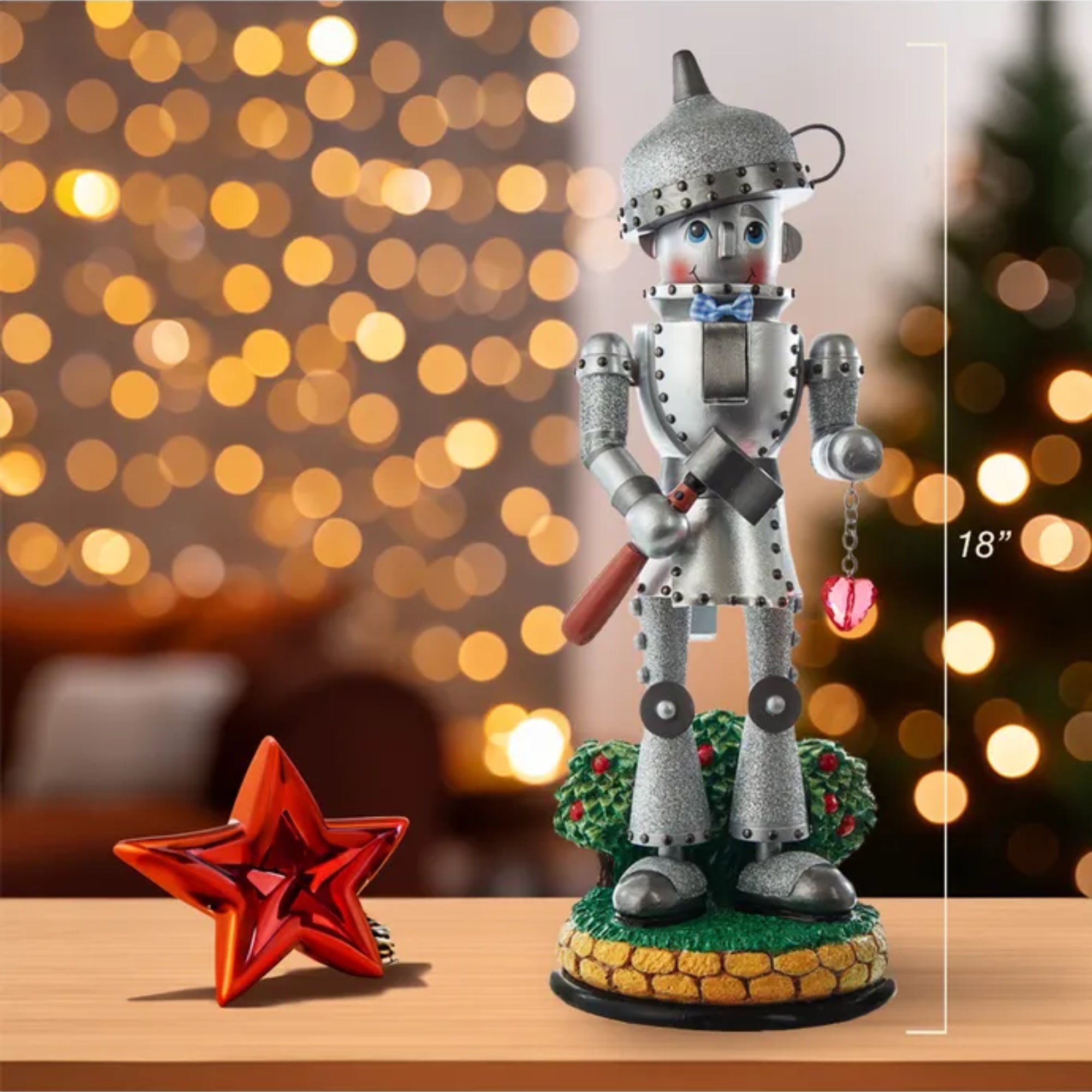 Kurt Adler Hollywood Nutcracker Collection, Tin Man, 18in