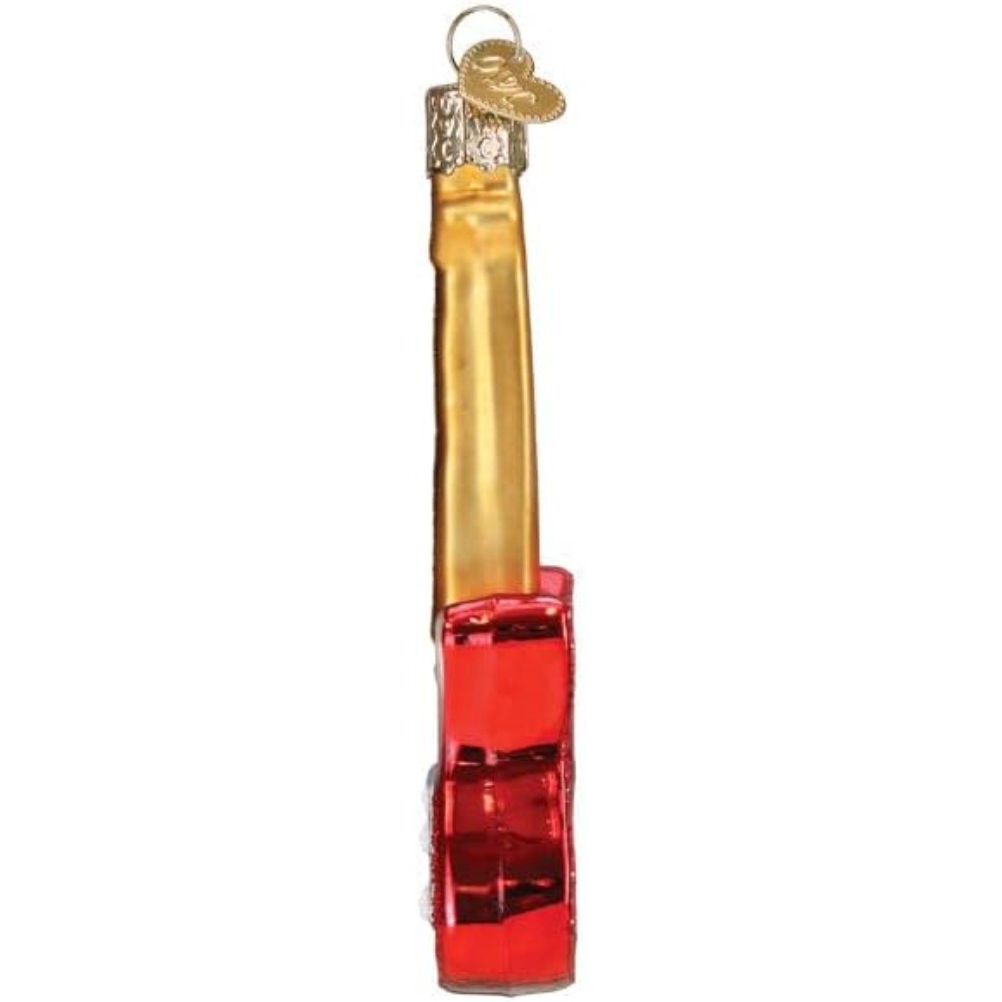 Old World Christmas Blown Glass Ornament for Christmas Tree, The Rolling Stones Guitar (with OWC Gift Box)