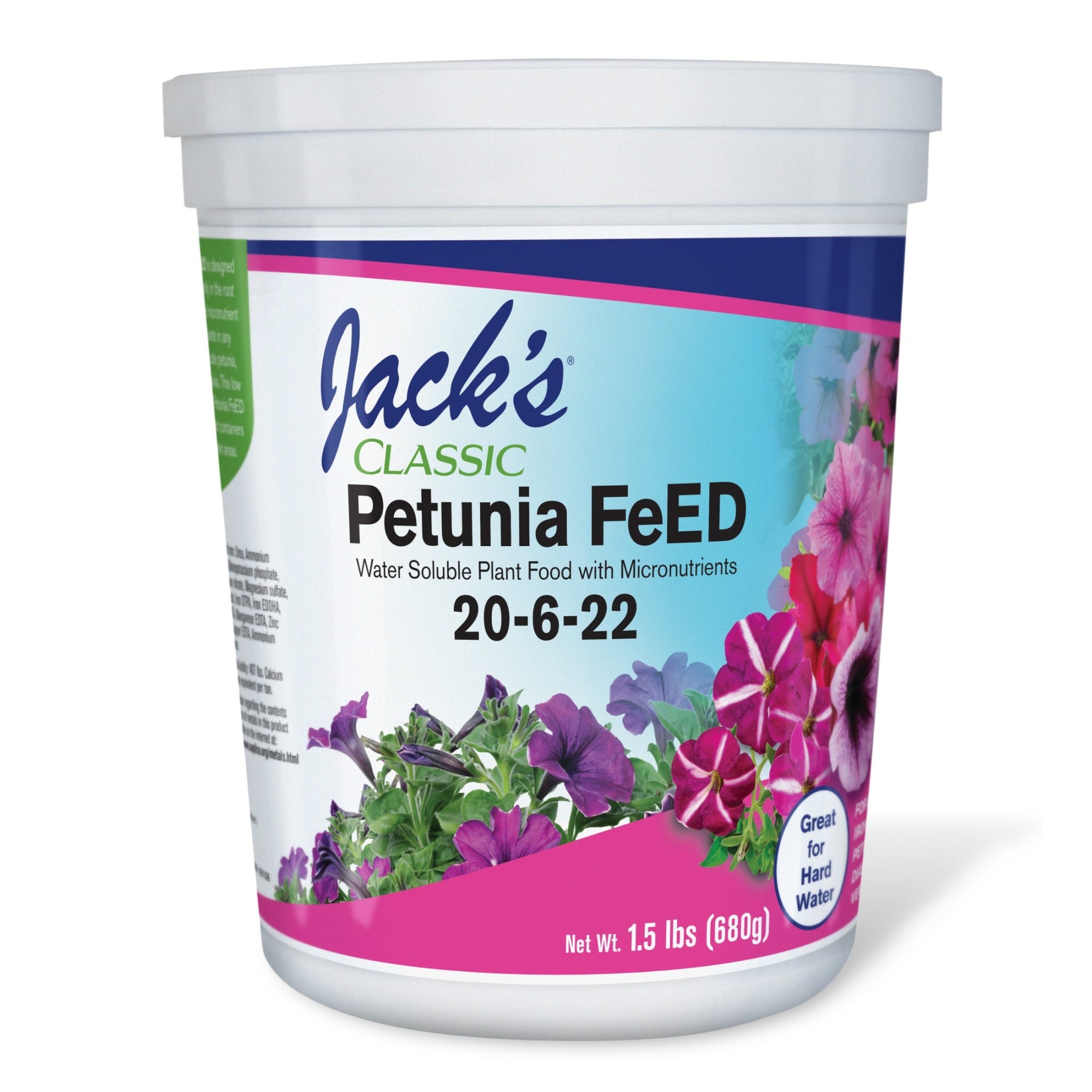 Jack's Classic Water Soluble Petunia FeED Fertilizer, 20-6-22