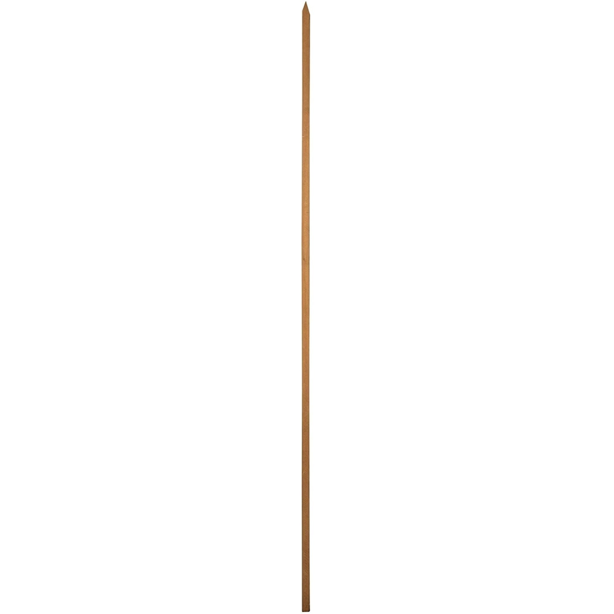 Bond Manufacturing Packaged Hardwood Stakes, 0.75 x 0.75 x 4', Natural (6 Pack)
