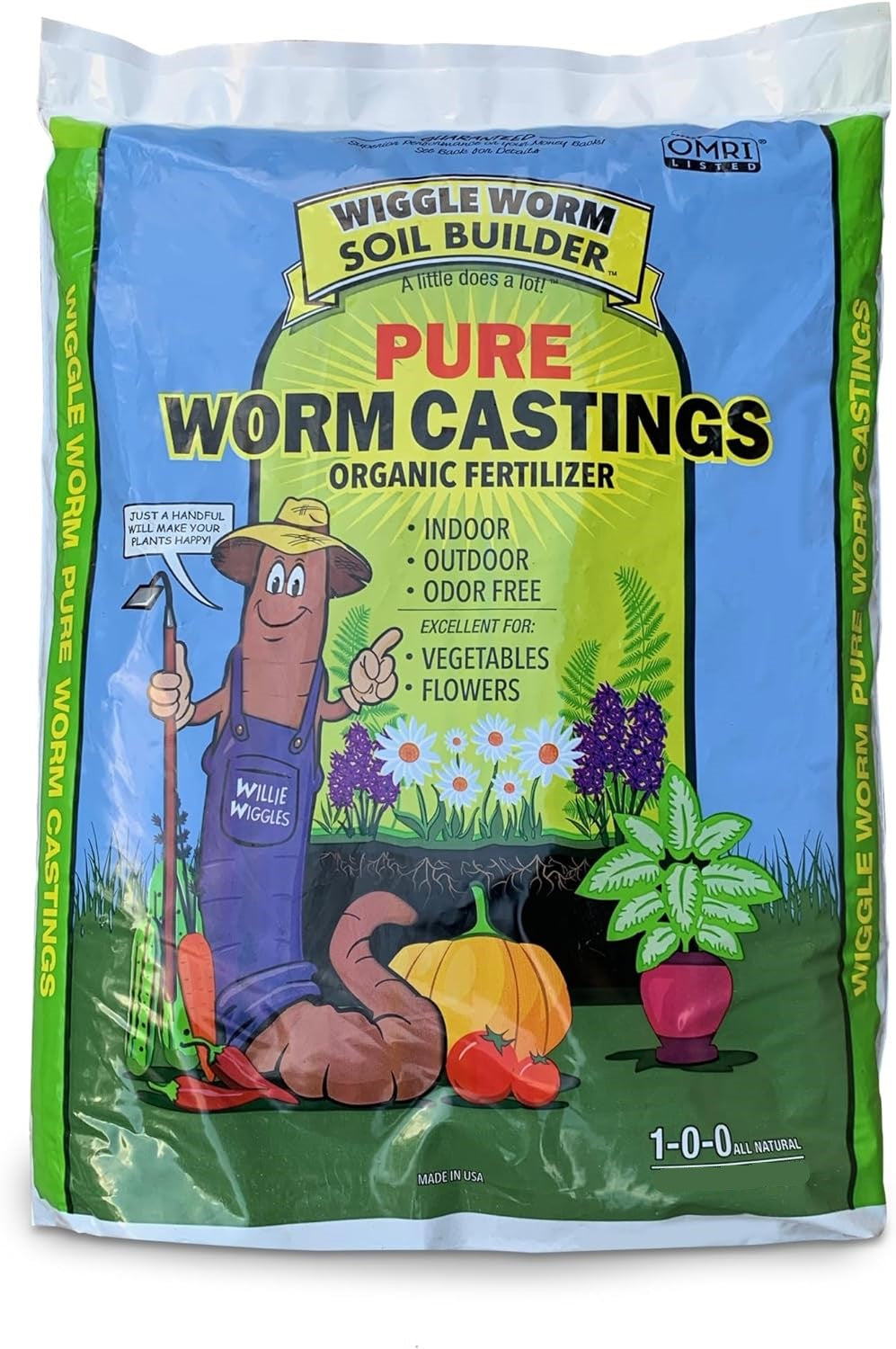WIGGLE WORM Earthworm Castings Organic Fertilizer