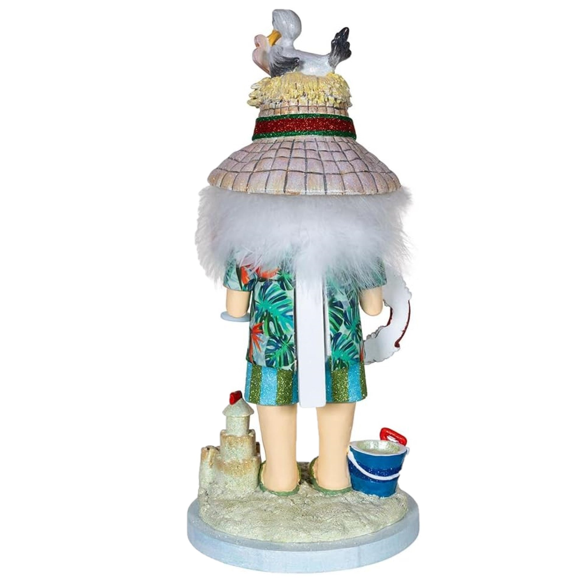 Kurt Adler Wooden Hollywood Nutcracker Collection, Beach, 15in