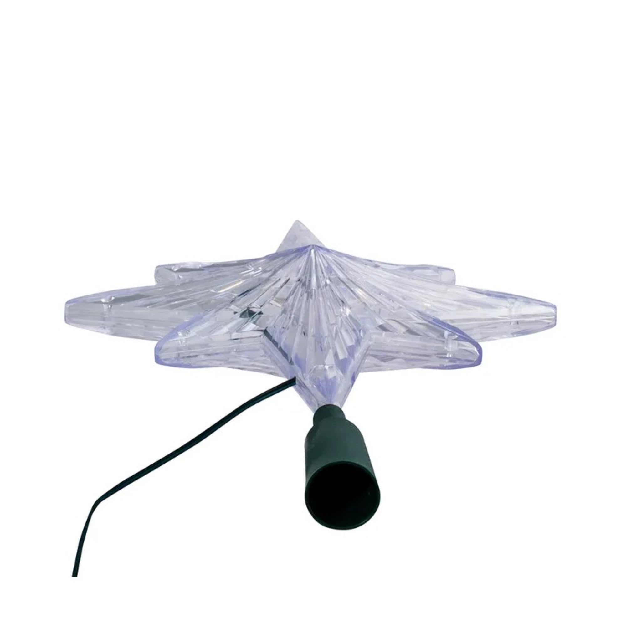 Kurt Adler 10-Light Color-Changing LED Polar Star Christmas Treetop, 11.25in