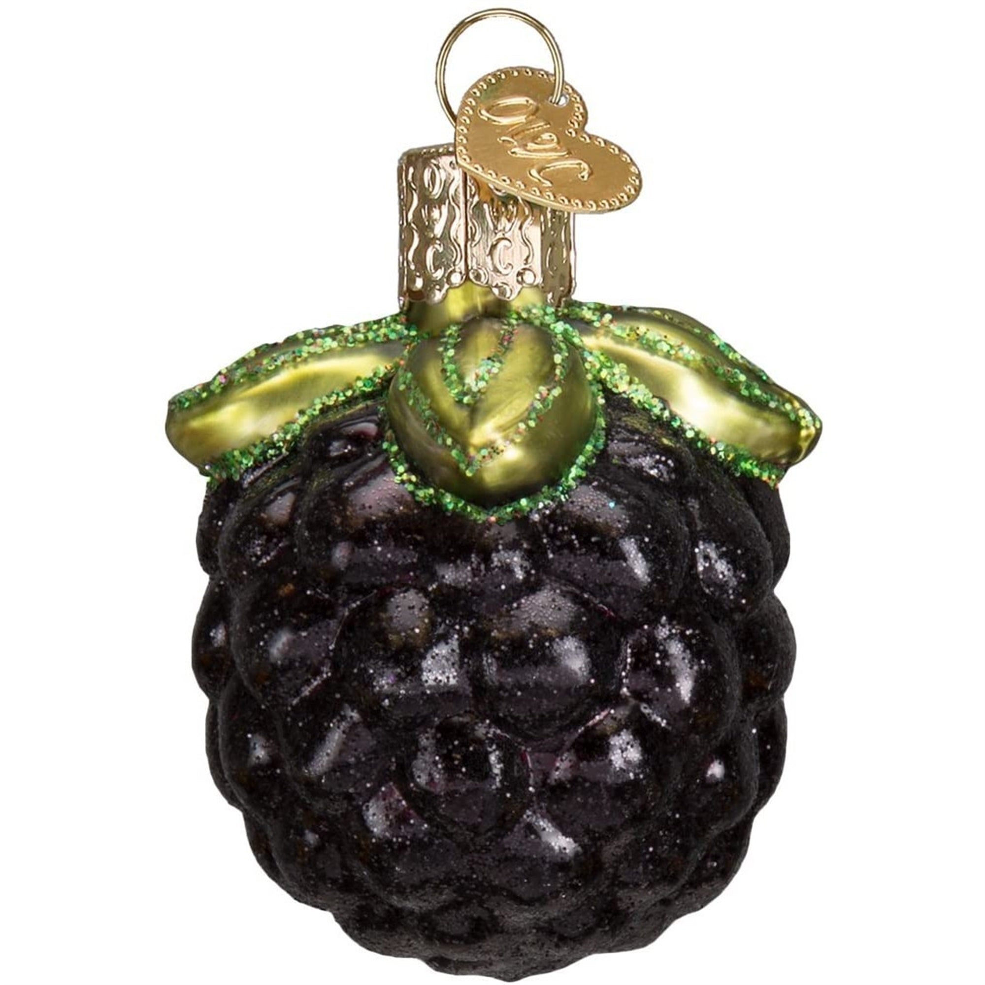 Old World Christmas Blown Glass Ornament for Christmas Tree, Blackberry