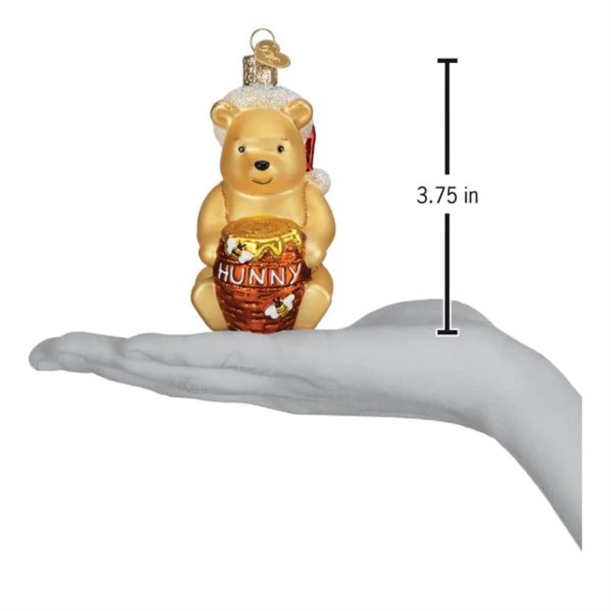 Old World Christmas Blown Glass Ornament for Christmas Tree, Winnie The Pooh (with OWC Gift Box)