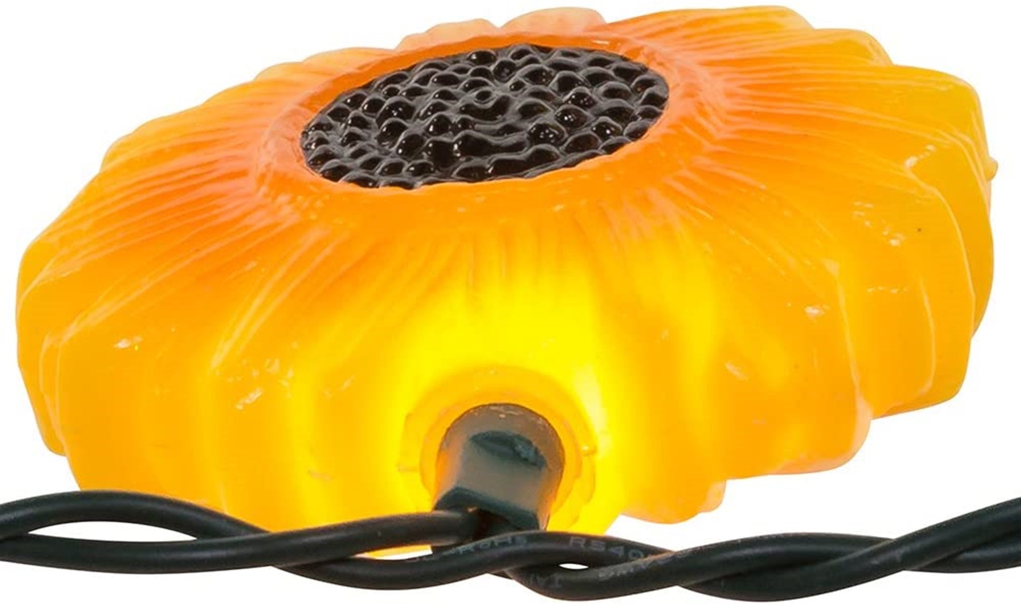 Kurt Adler Indoor/Outdoor Novelty String 10-Light Set, Sunflowers, 11.5'