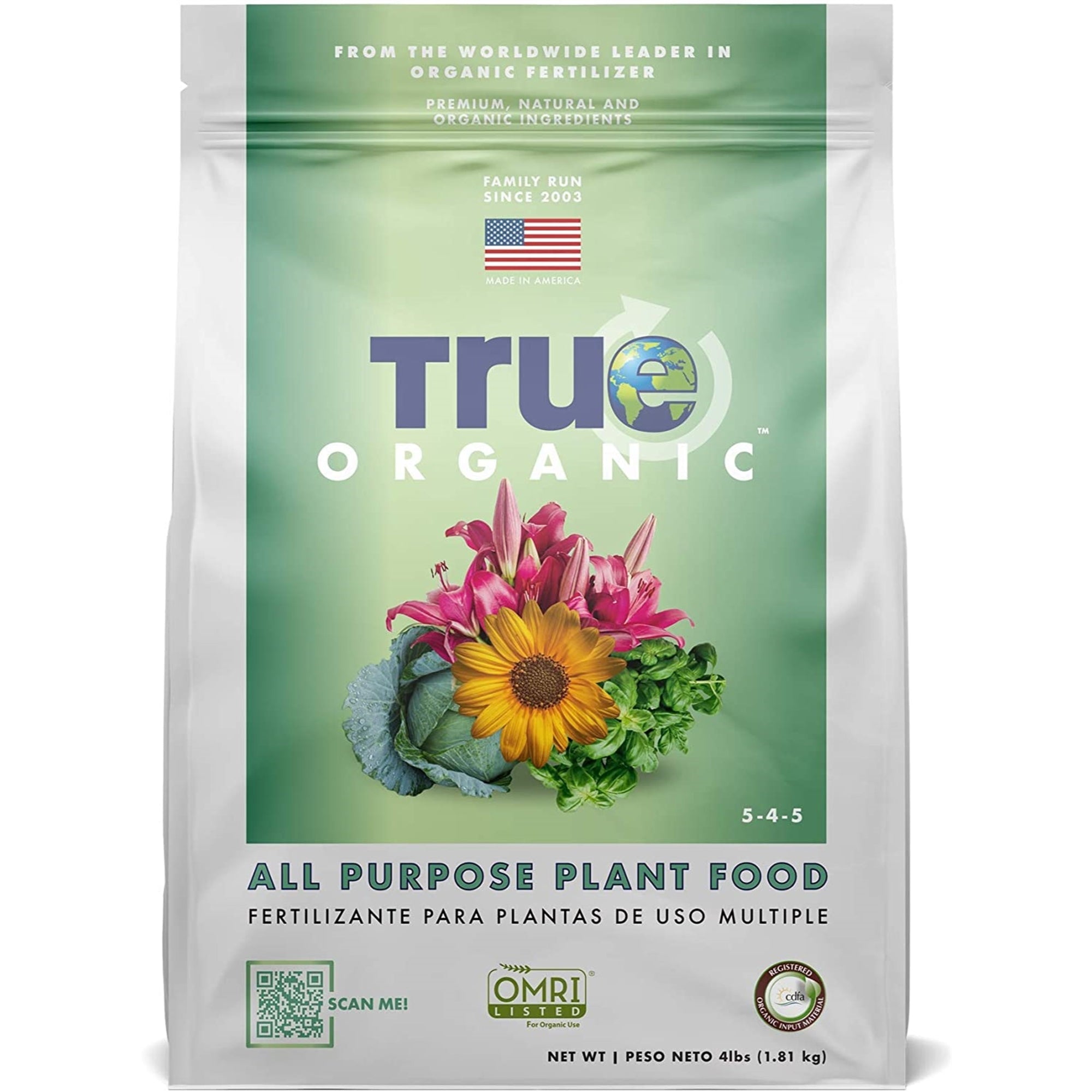 True Organic Granular All Purpose Plant Food