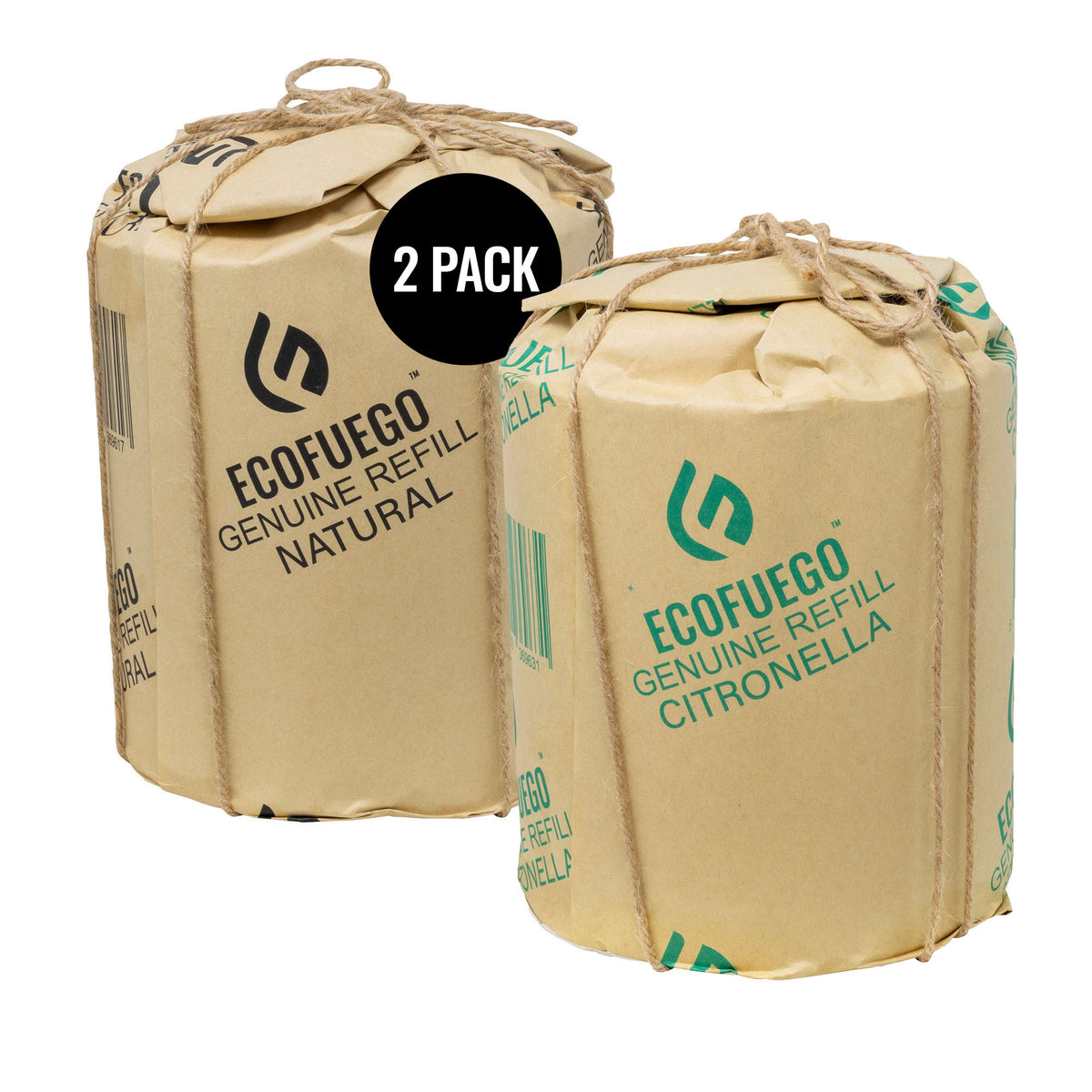 Eco Fuego Fire Pit Wax Refill – Biodegradable Vegetable Wax, Sustainab