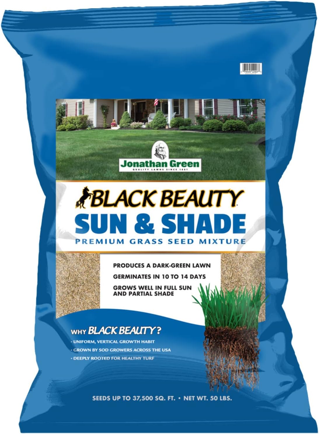 Jonathan Green Black Beauty Sun & Shade Grass Seed