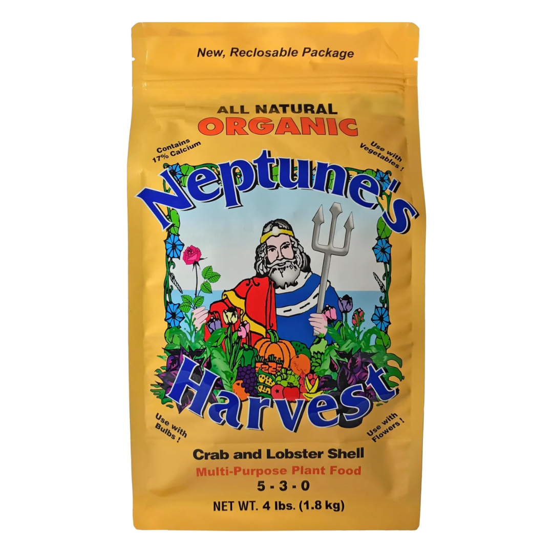 Neptune's Harvest Organic 5-3-0 Crab and Lobster Shell Plant Food