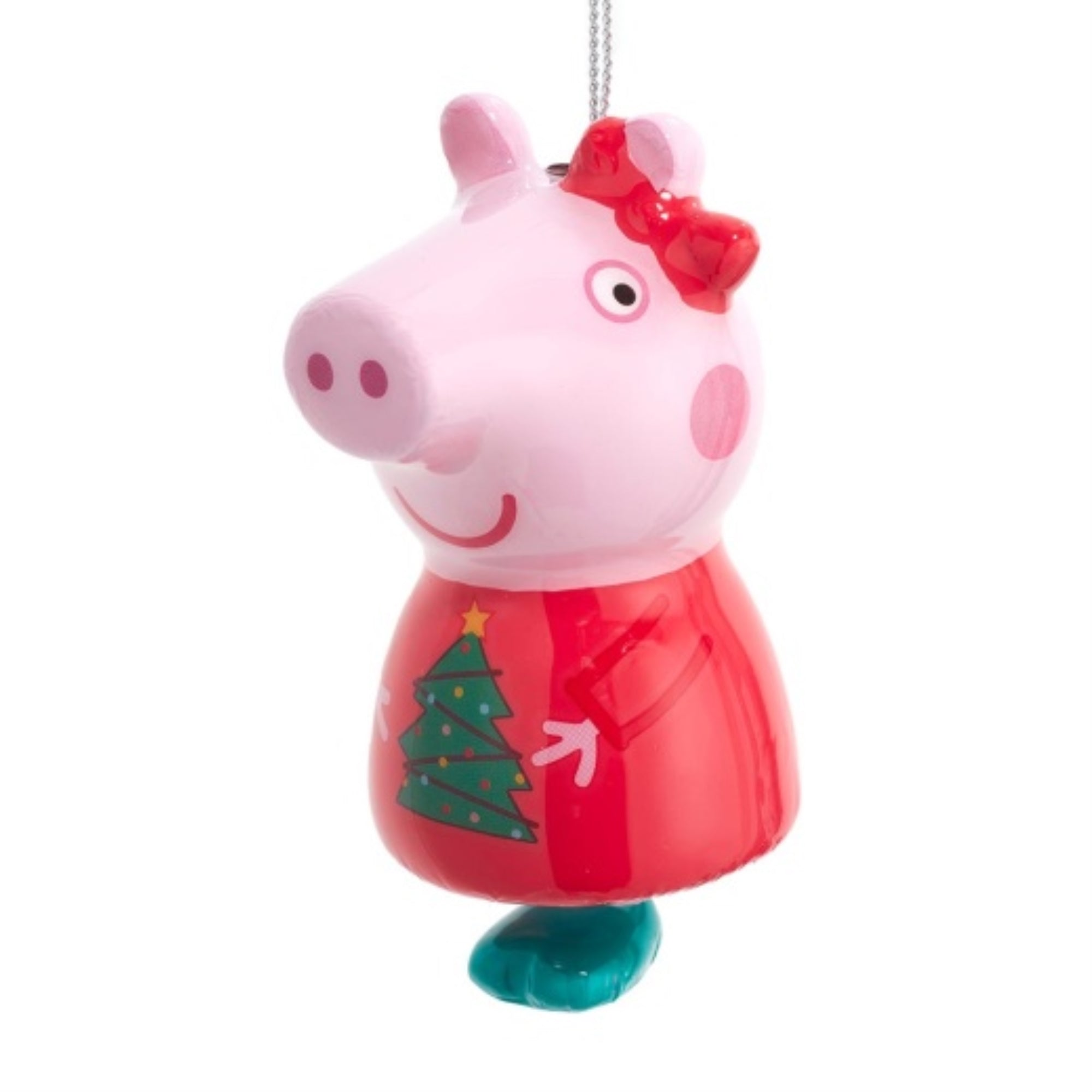 Kurt Adler Officially Licensed Peppa Pig Decoupage Ornament, 3.5"