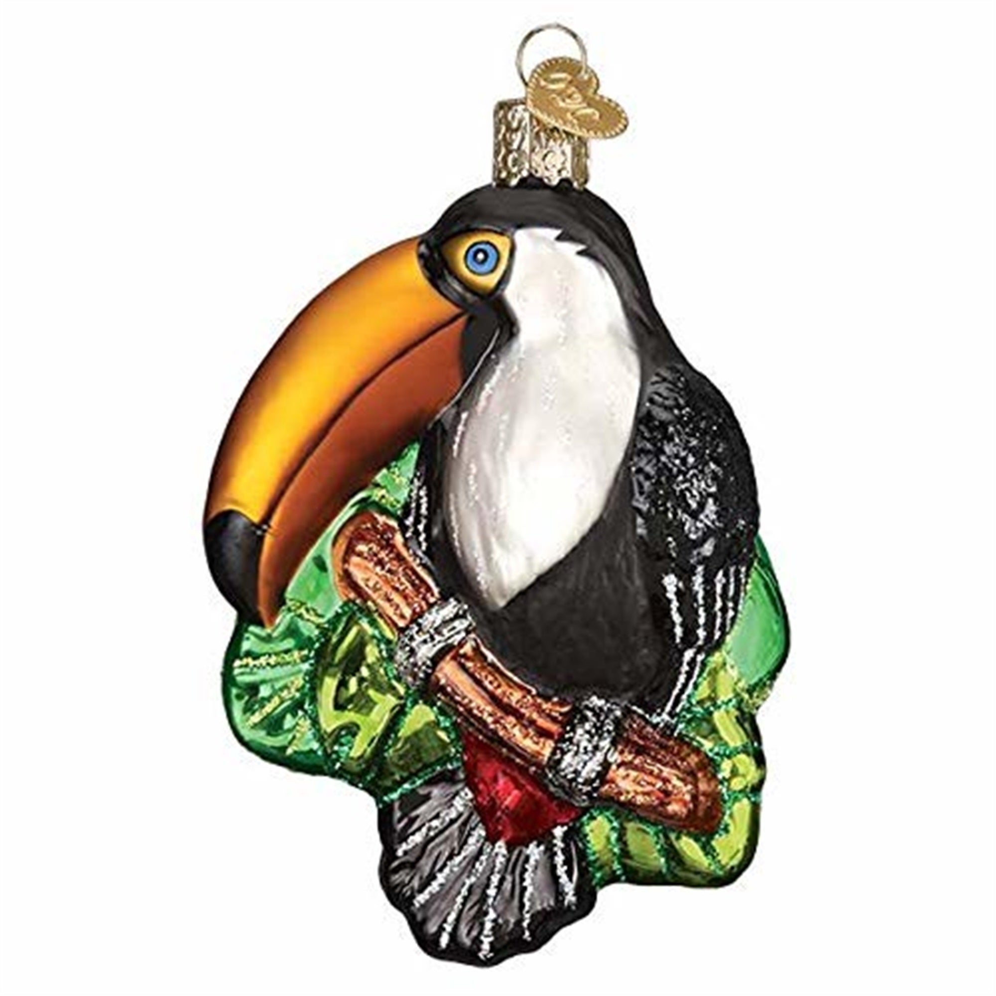 Old World Christmas Blown Glass Ornament for Christmas Tree, Toucan