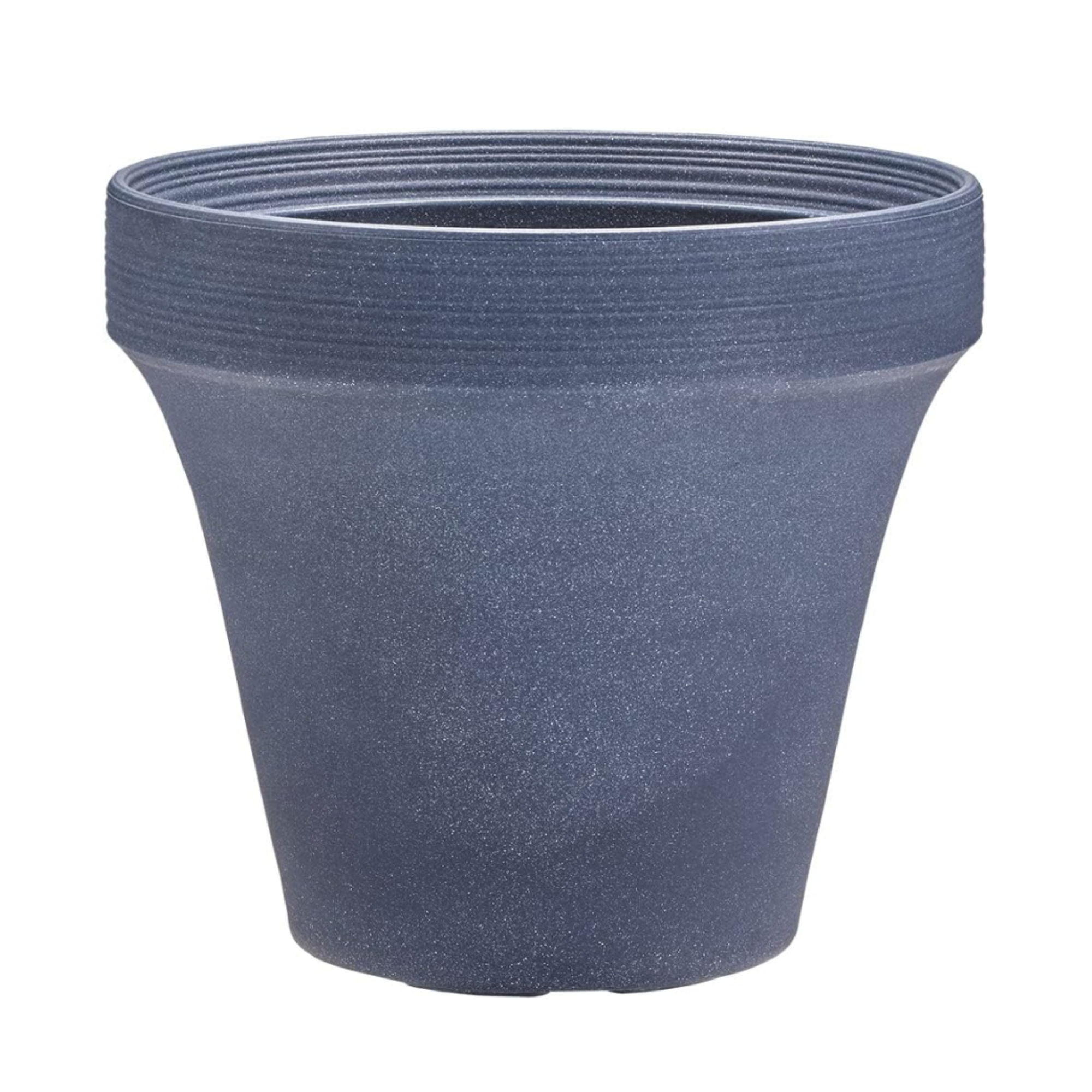 Crescent Garden Indoor/Outdoor Plastic Ridge Flower Pot Planter