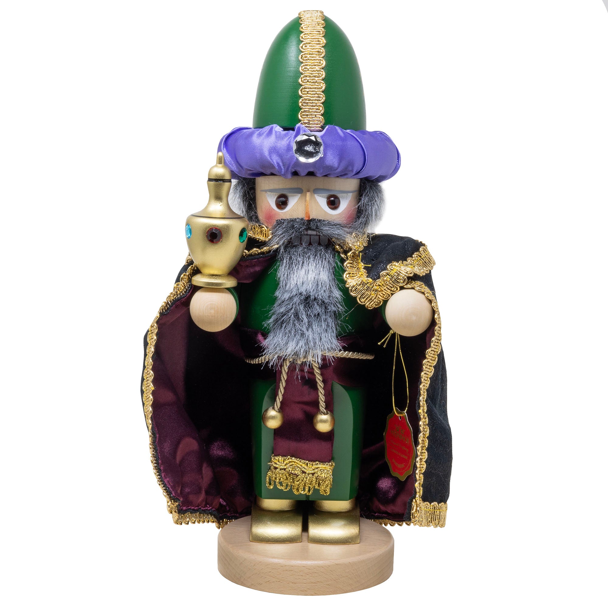 Steinbach Chubby Melchior Handmade Christmas Nutcracker, 11.5"