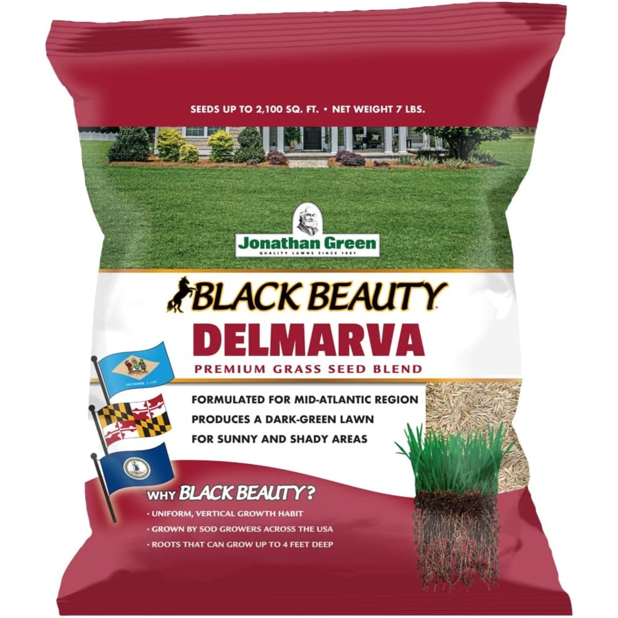 Jonathan Green Black Beauty Delmarva Mix Grass Seed