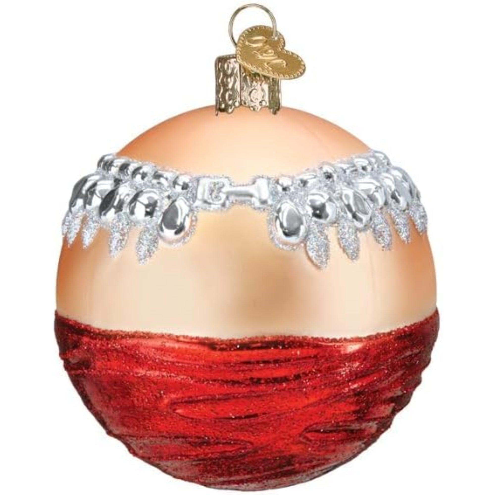 Old World Christmas Blown Glass Ornament for Christmas Tree, Girl'S Best Friend Round (with OWC Gift Box)