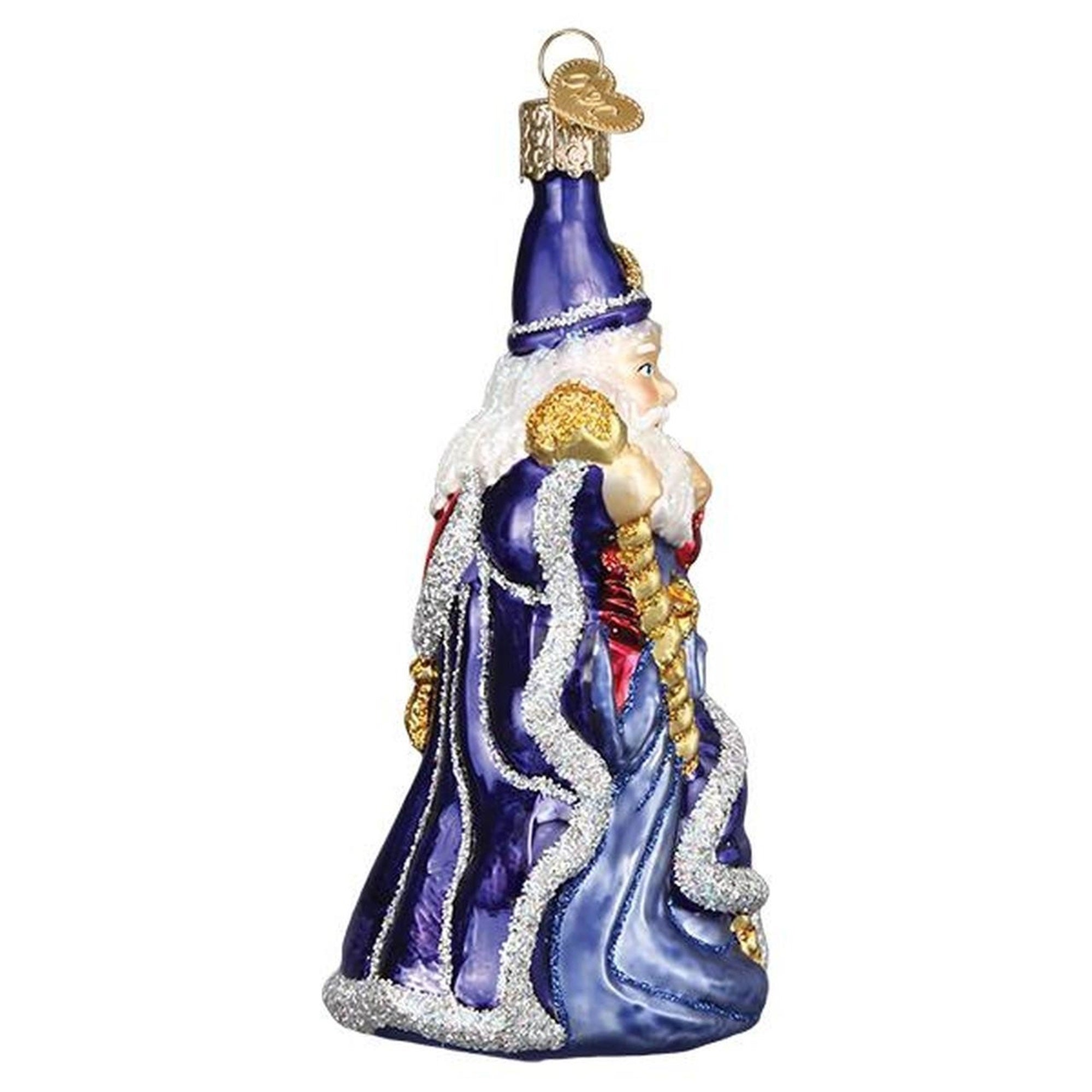 Old World Christmas Blown Glass Ornament for Christmas Tree, Wizard