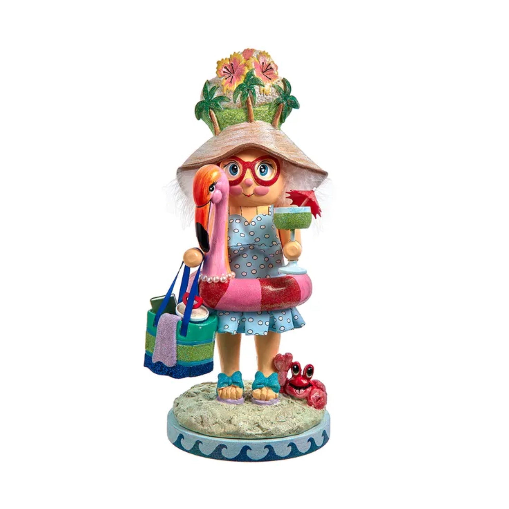 Kurt Adler Hollywood Nutcracker Collection, Beach Girl, 15in