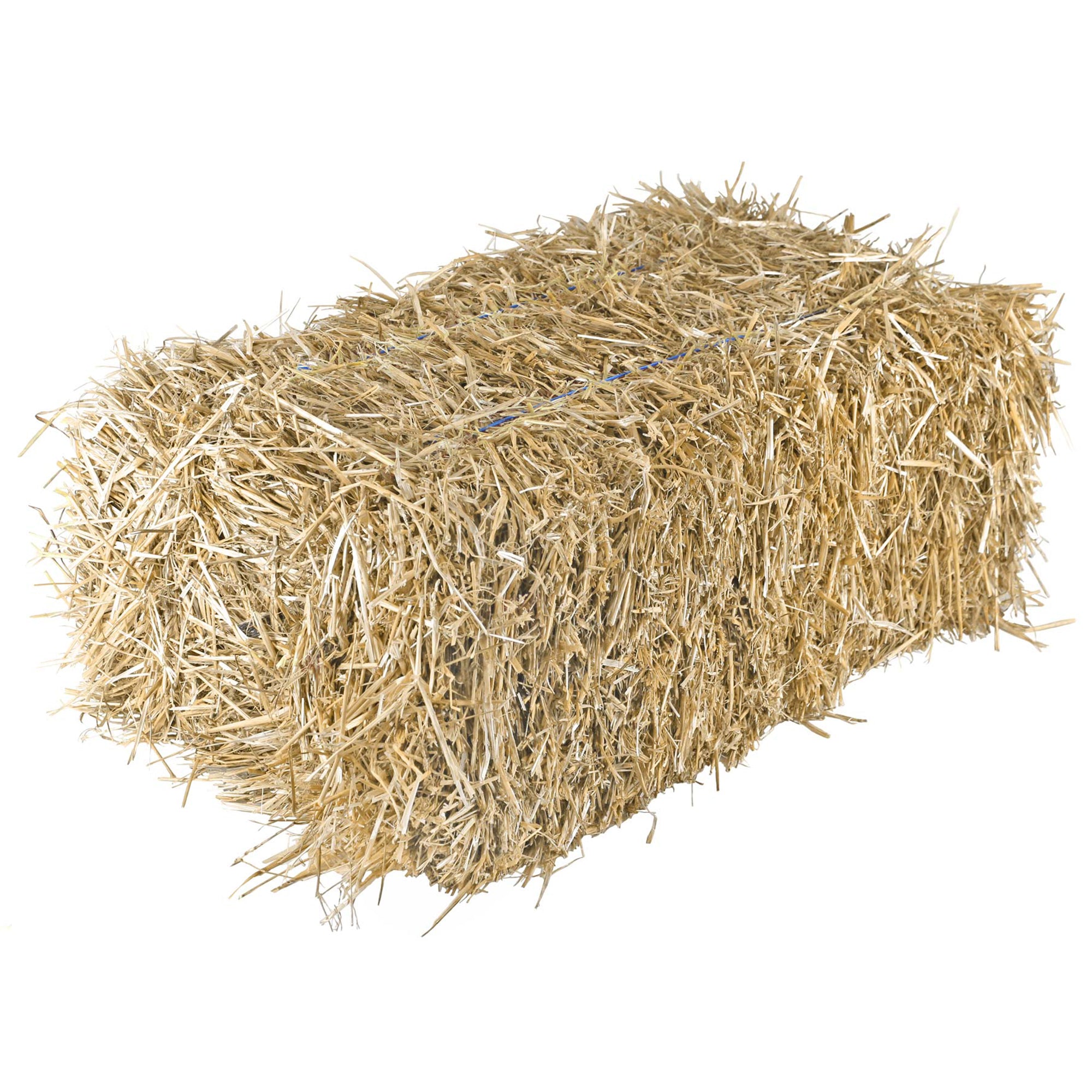 Garden Elements Straw Bale by Shady Creek Farm, Multi-Use for Farm & Home, Large Straw Bale, 30"- 36"