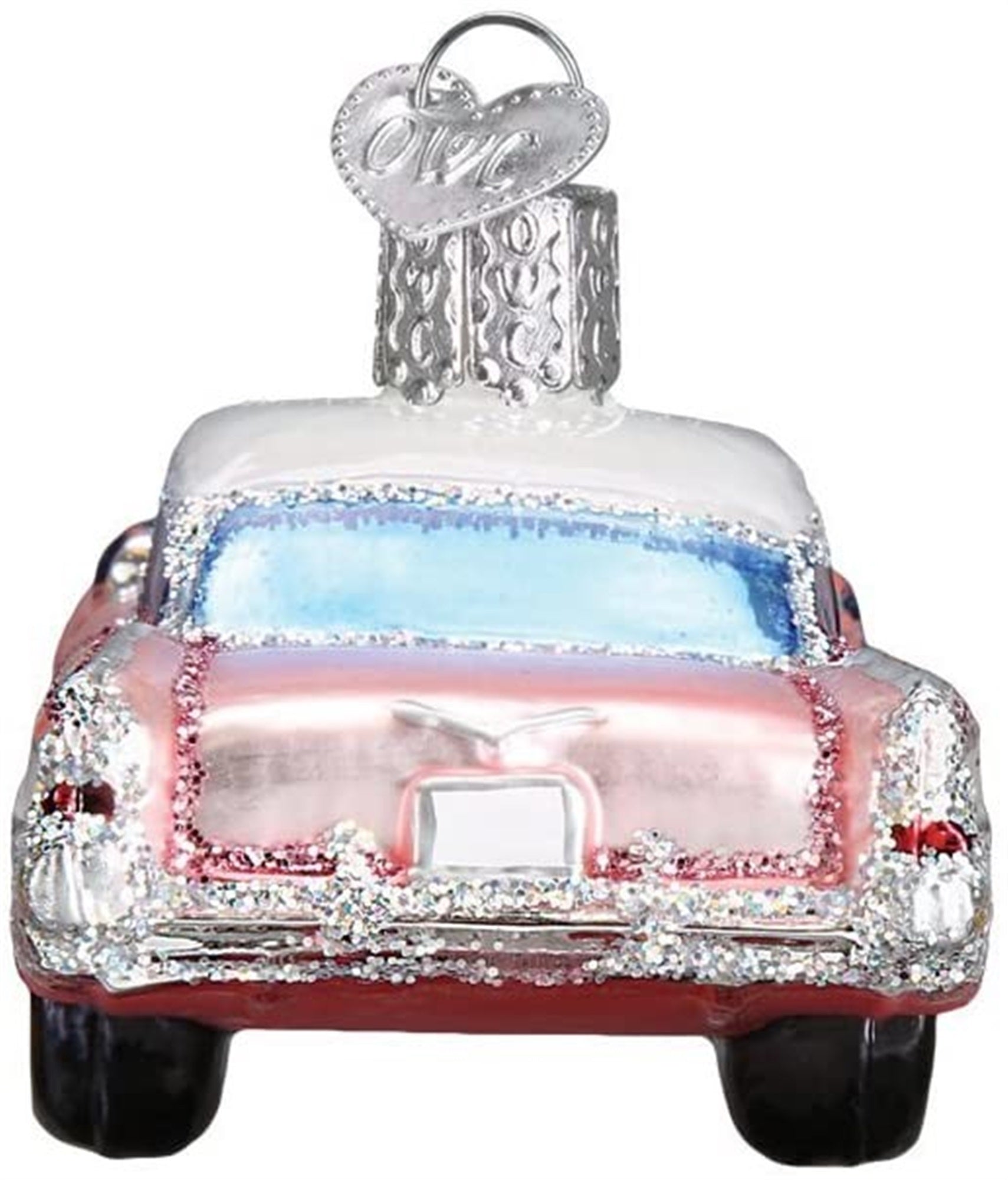 Old World Christmas Blown Glass Ornament for Christmas Tree, Classic Car