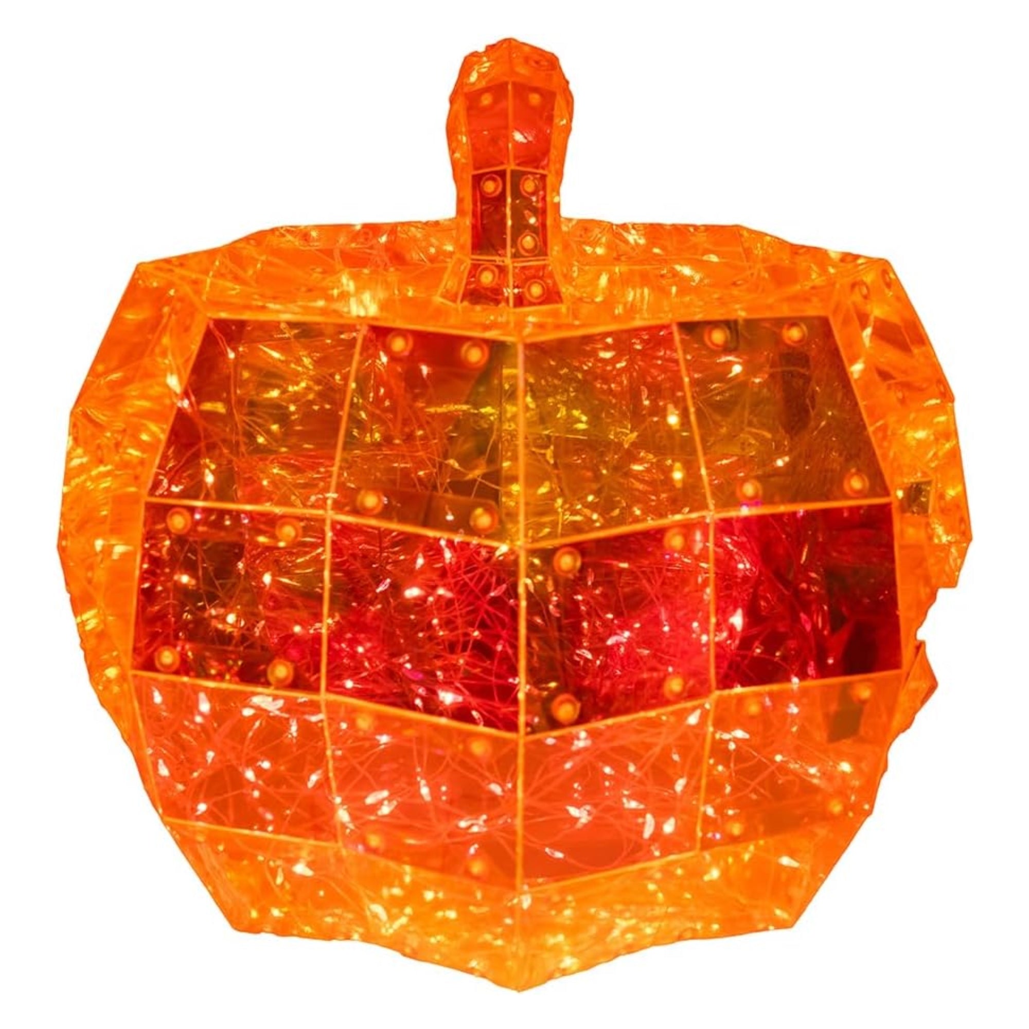 Kurt Adler Pre-Lit Iridescent Jack-O-Lantern, 10in