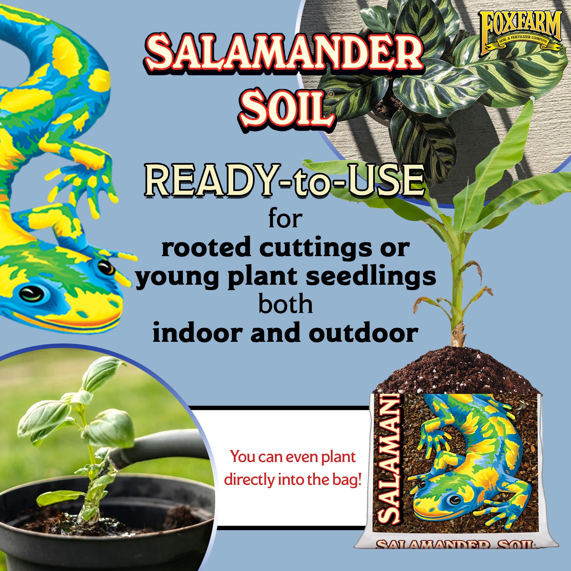 Fox Farm Salamander Mix, Water Holding Potting Soil, 1.5 cu. ft.