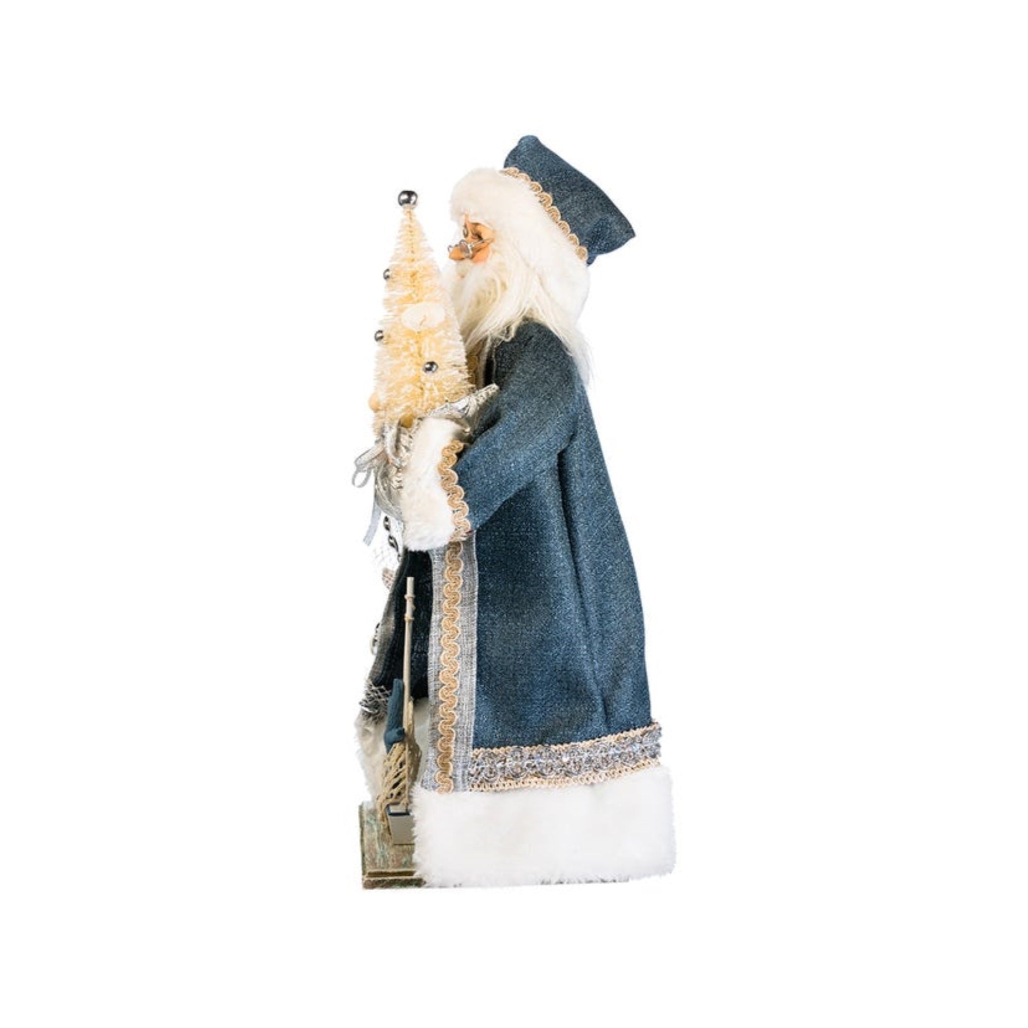 Kurt Adler KSA Kringles Nautical Santa with Lighthouse, 18.5"