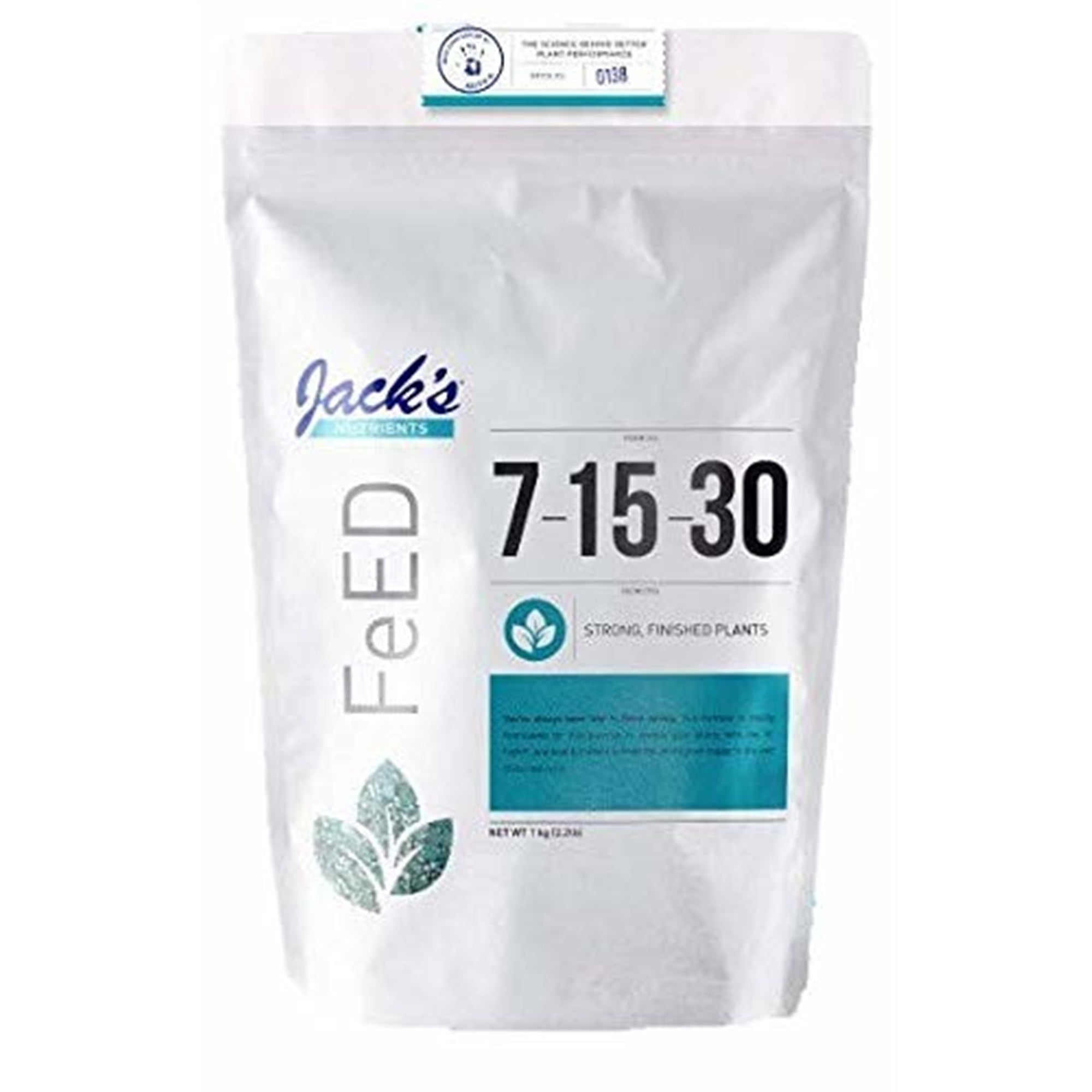 Jack's Nutrients 7-15-30 FINISH FeED Fertilizer