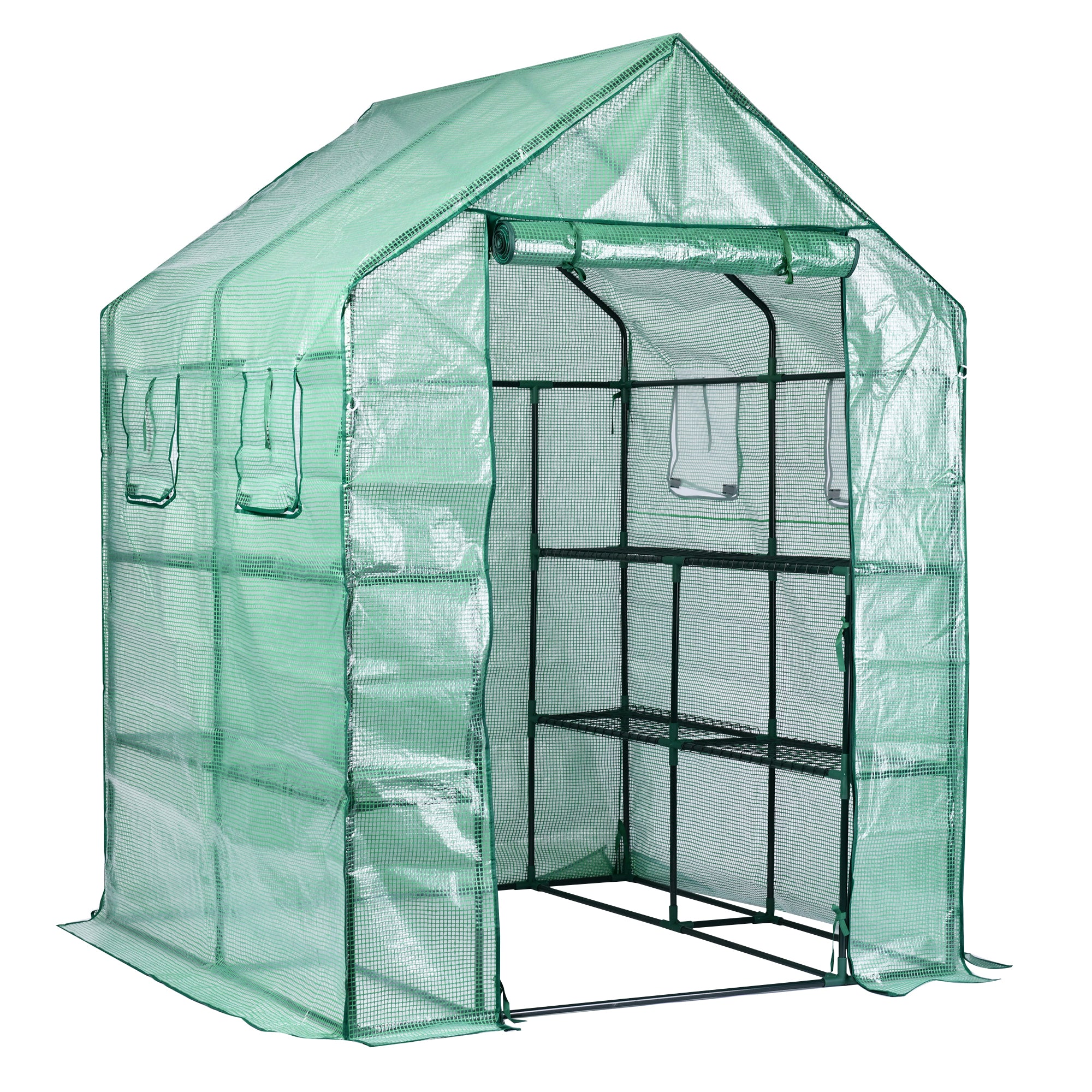 Garden Elements Personal Plastic Indoor/Outdoor Standing Greenhouse, Frost Protection